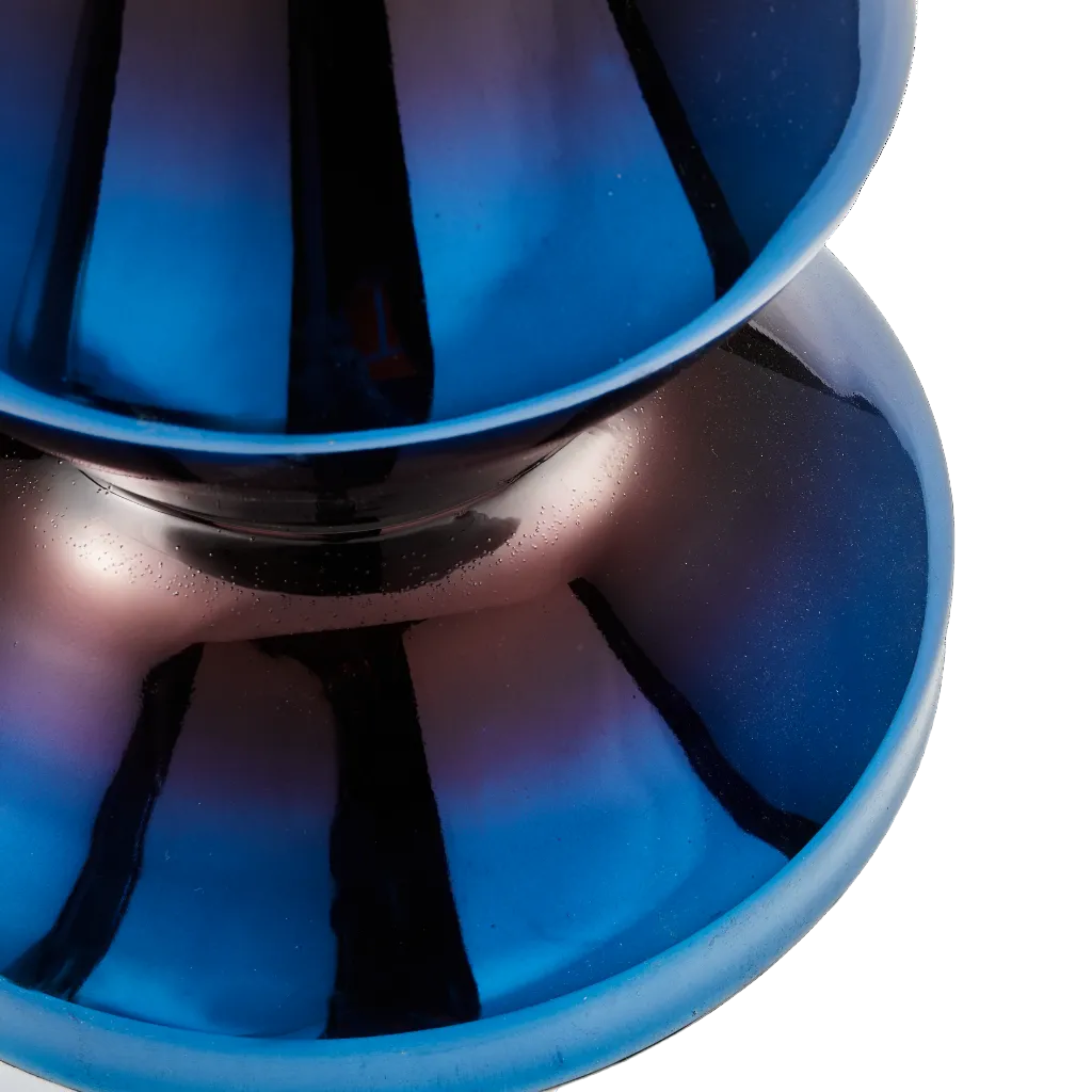 ZIG ZAG METAL Stool Dark Blue