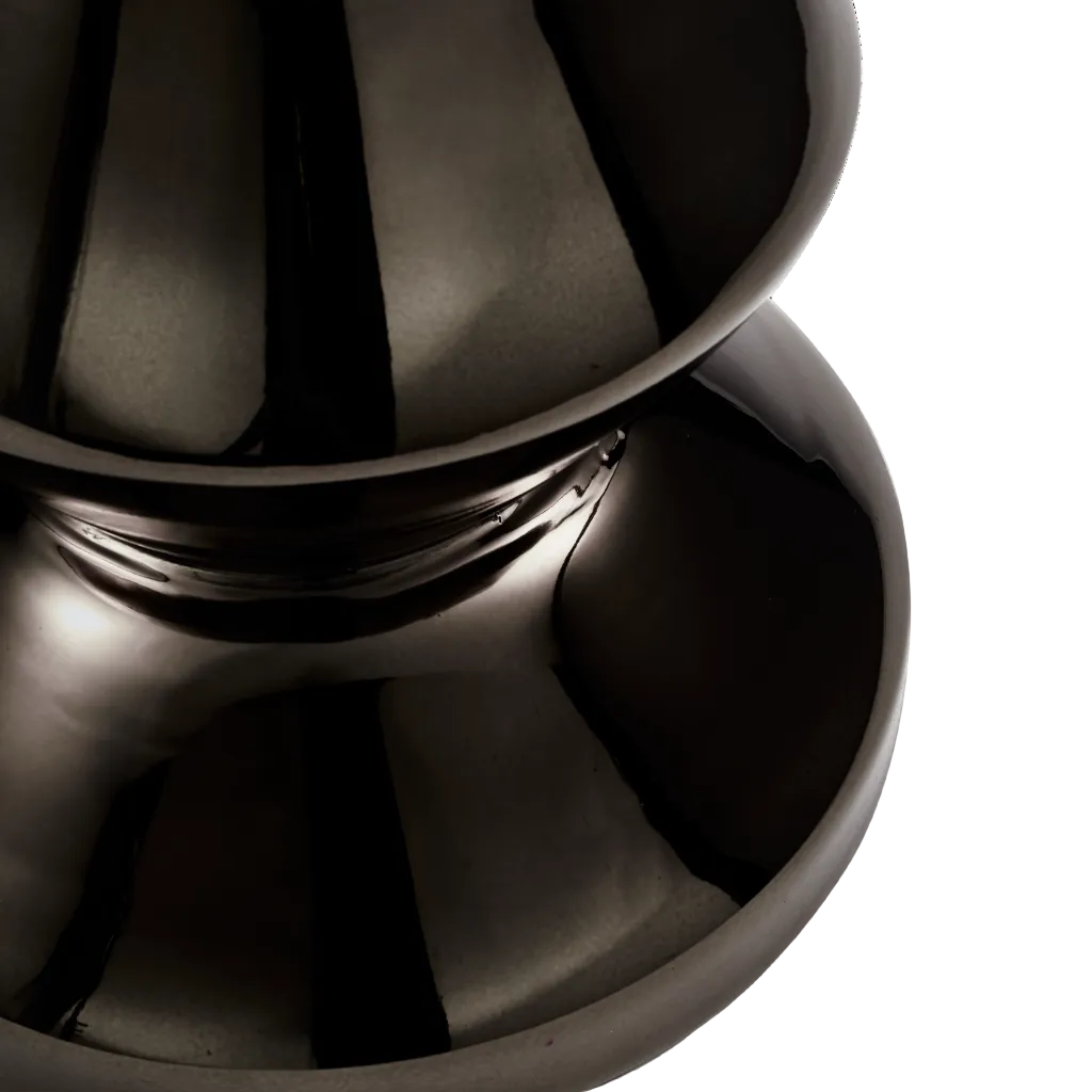 ZIG ZAG METAL Stool Black