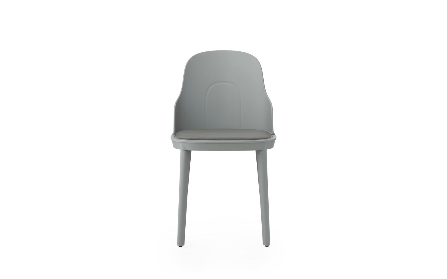 Allez chair PP Gray with Ultra leather upholstery