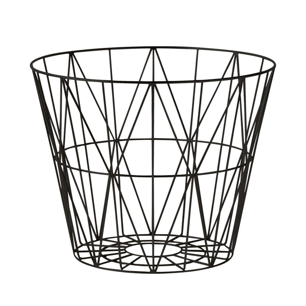 WIRE BASKET black