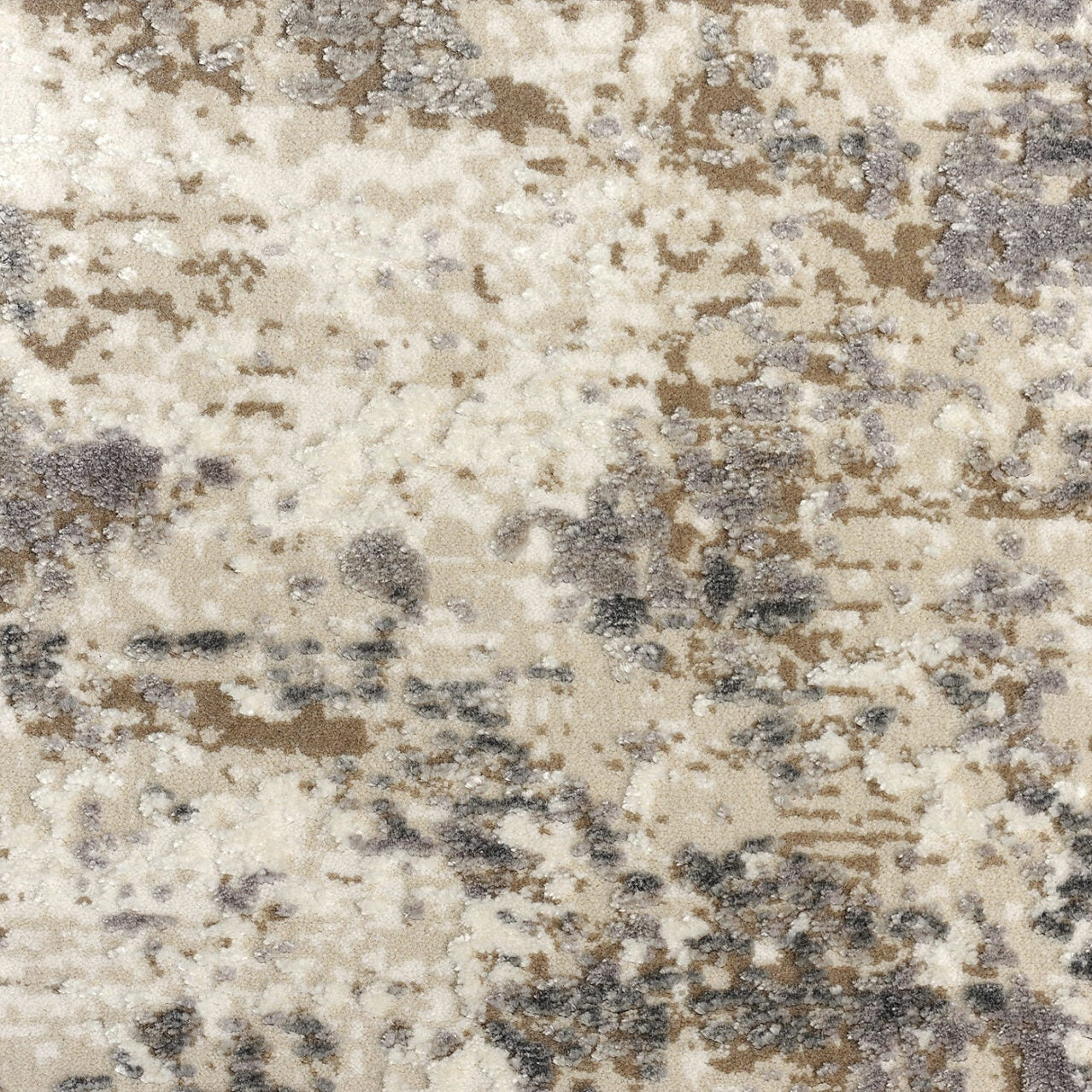 ROYAL beige rug with brown and gray