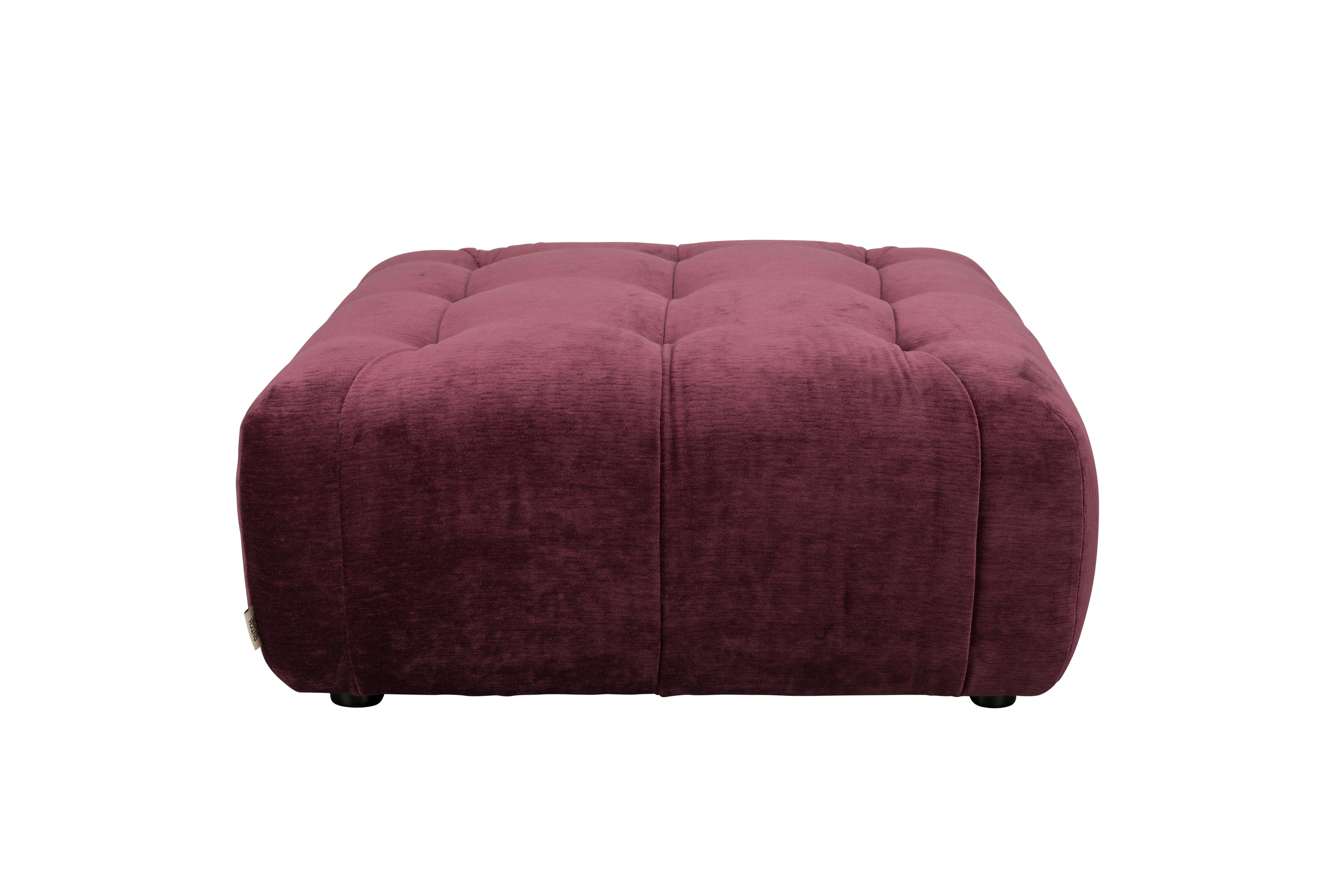 GIADA plum velvet pouf