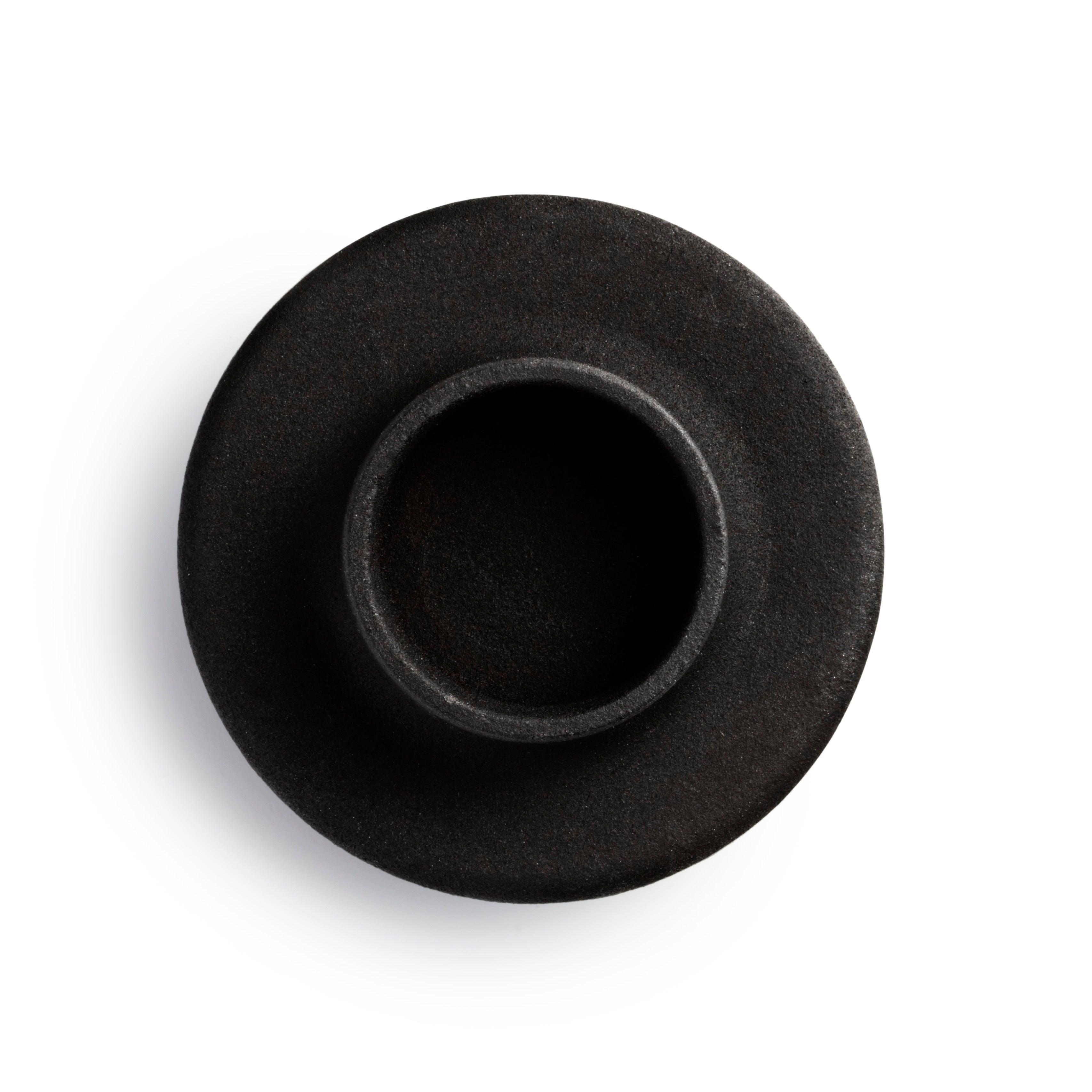 HEIMA TEALIGHT Candle Holder Black Cast Iron
