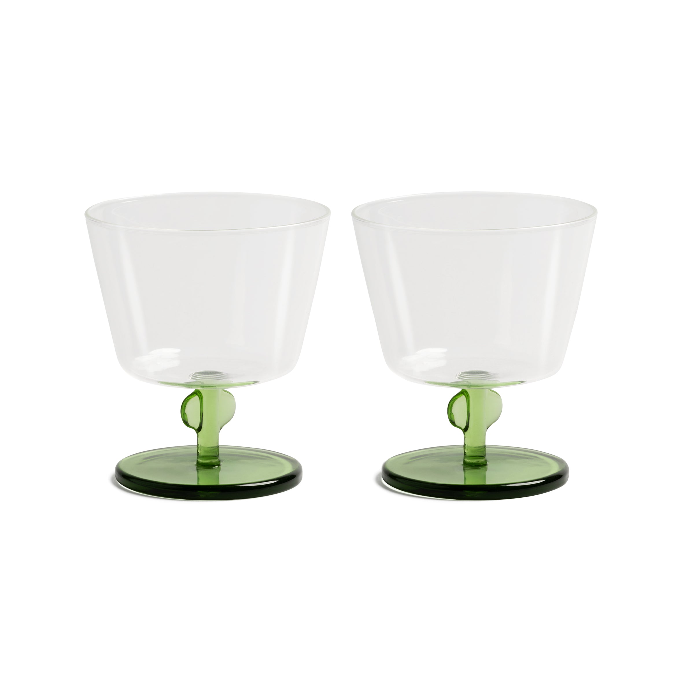 PETAL green water glass set