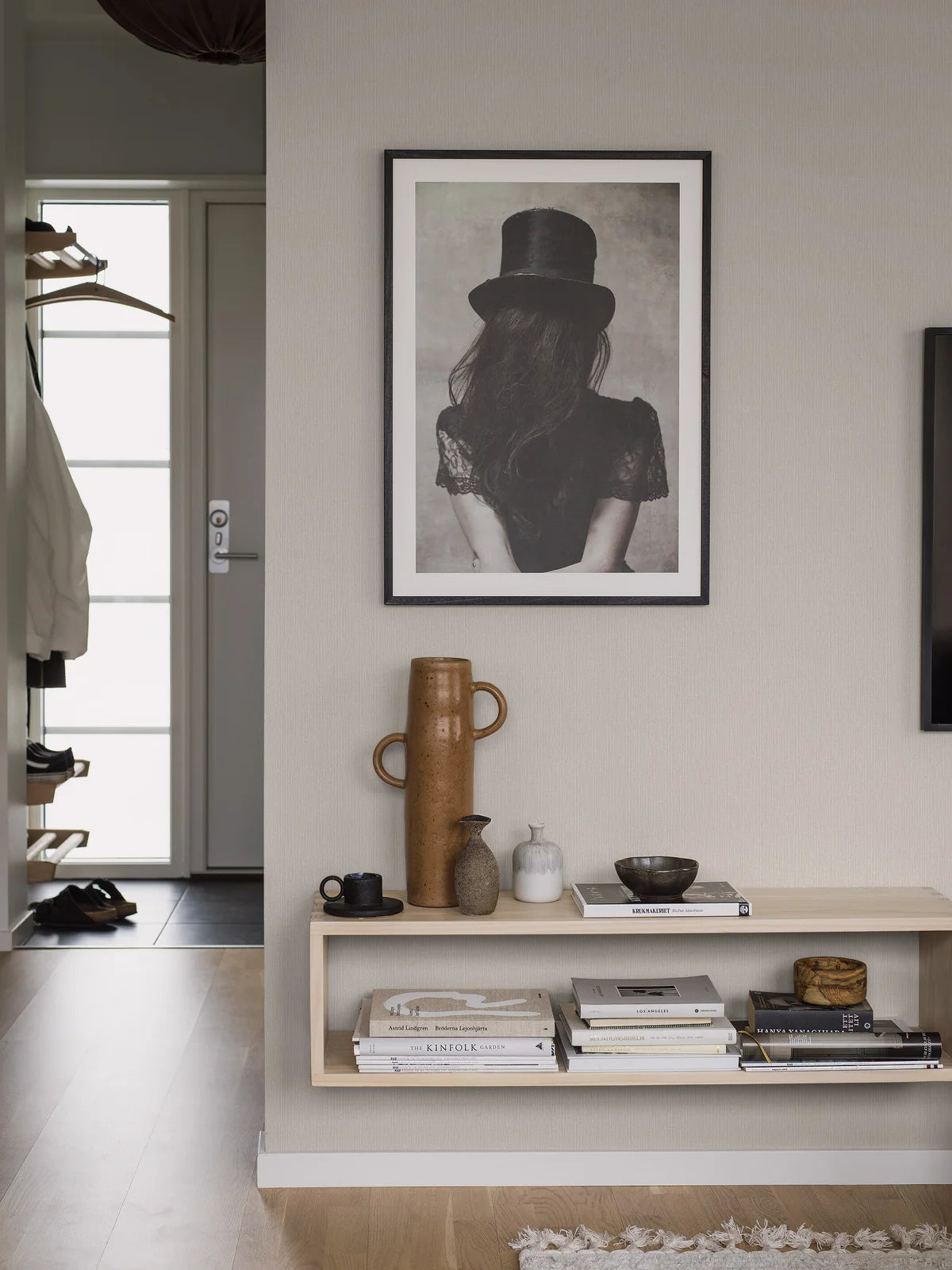 Paper non-woven striped wallpaper ADAM gray