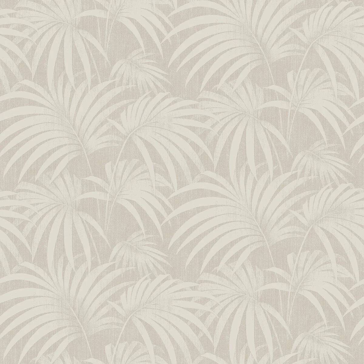 Non-woven paper wallpaper with a plant pattern PAULA beige