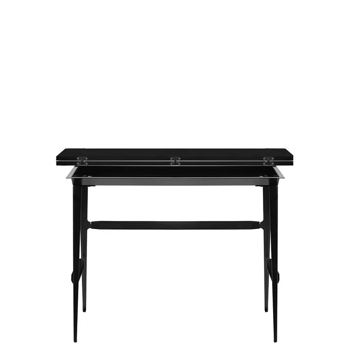 Schwarzer tragbarer Schreibtisch