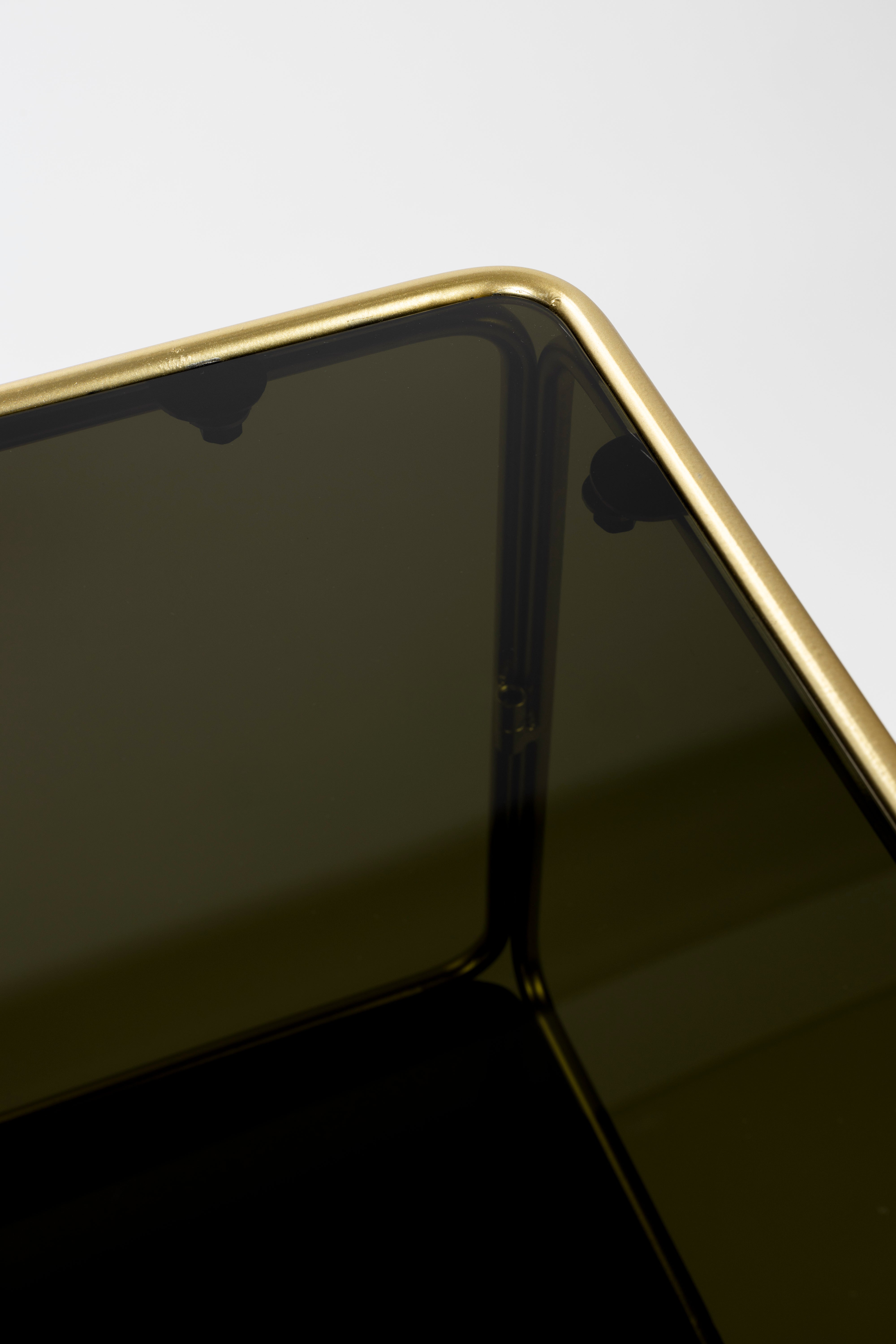 Regal LIAH Glas mit goldenem Fuß