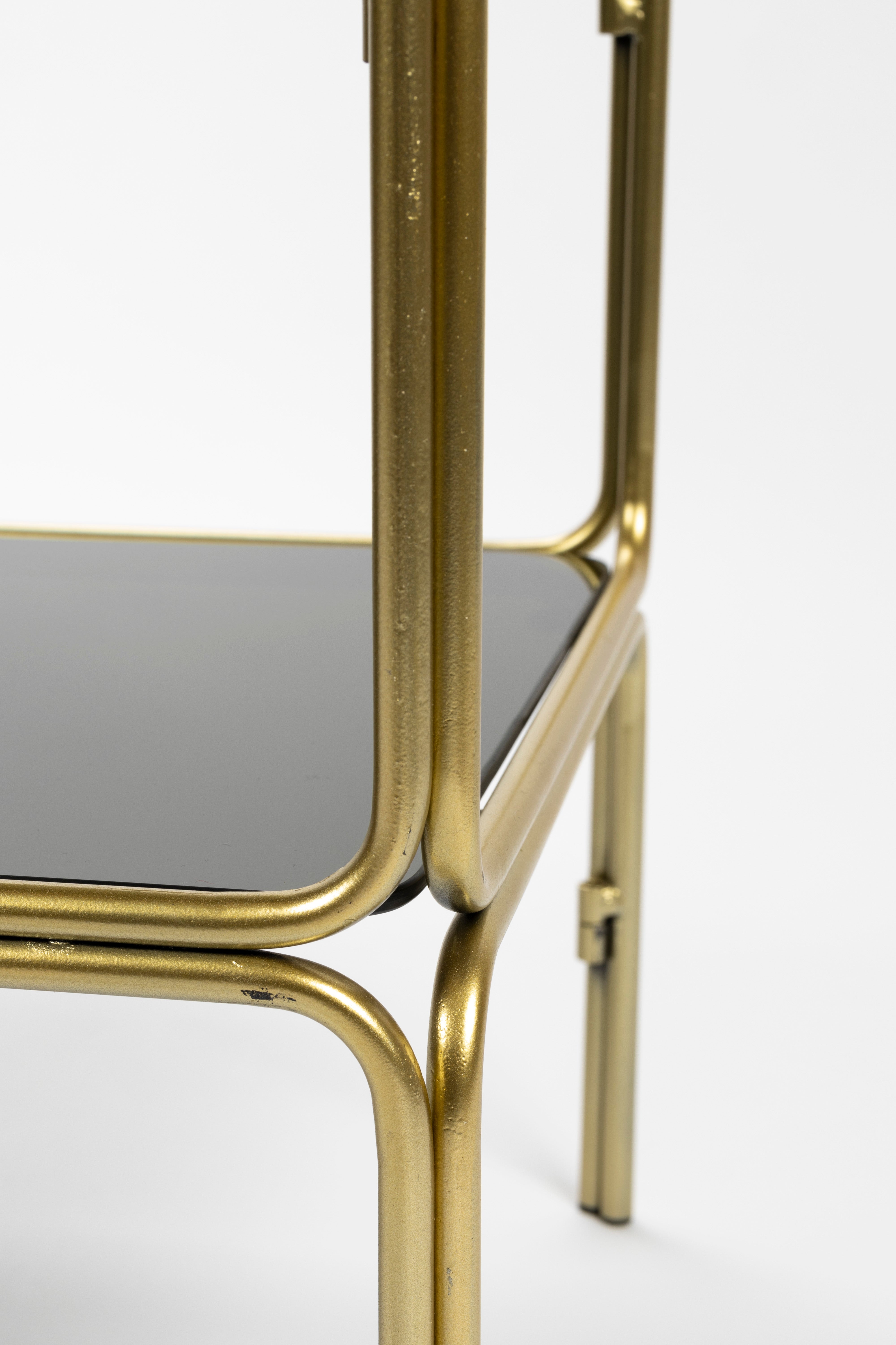 Regal LIAH Glas mit goldenem Fuß