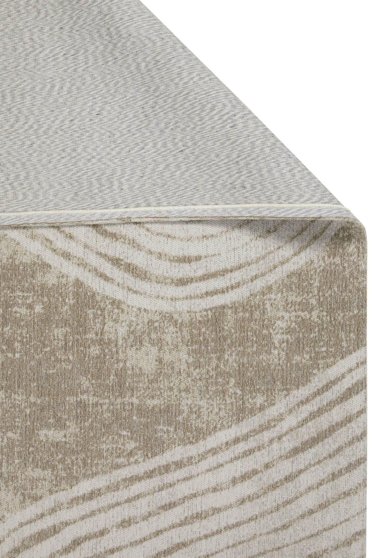 DECO RUGS Beige Carpet with Cream