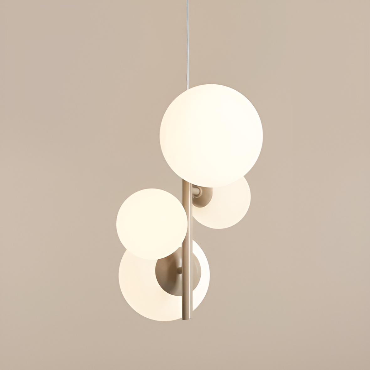 BLOOM QUATRO beige Hängelampe