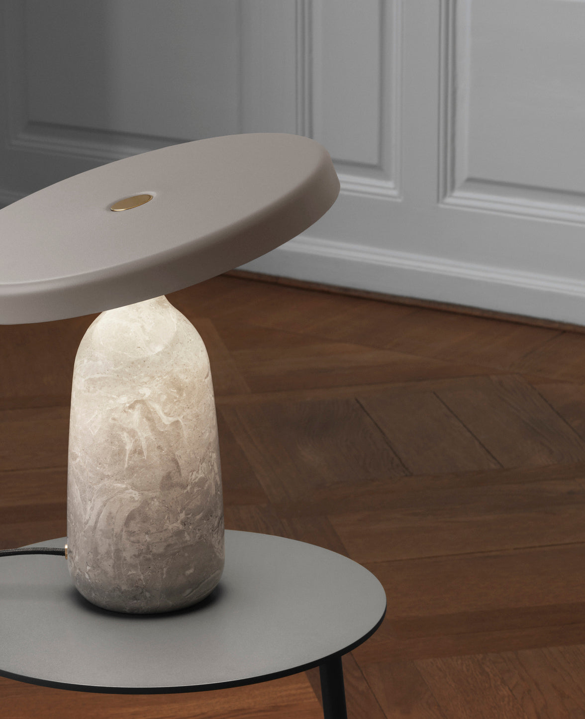 Eddy Grey Tischlampe