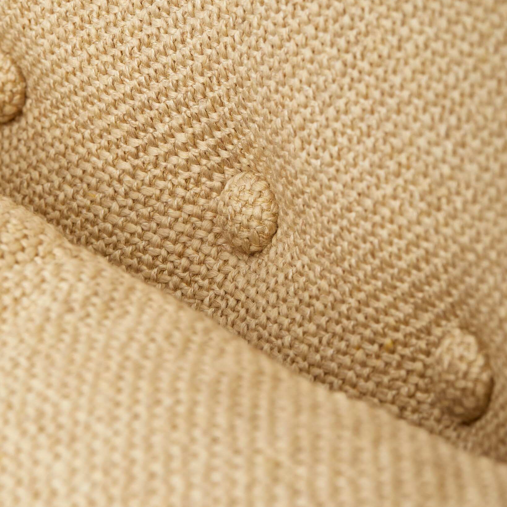 Beige PEGGY Armchair with Wooden Base