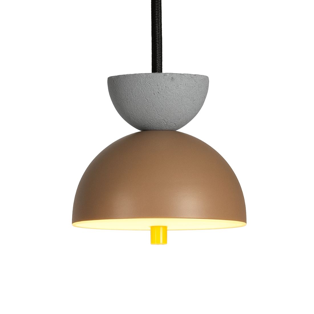Lampa wisząca BOSTON aluminium z betonem