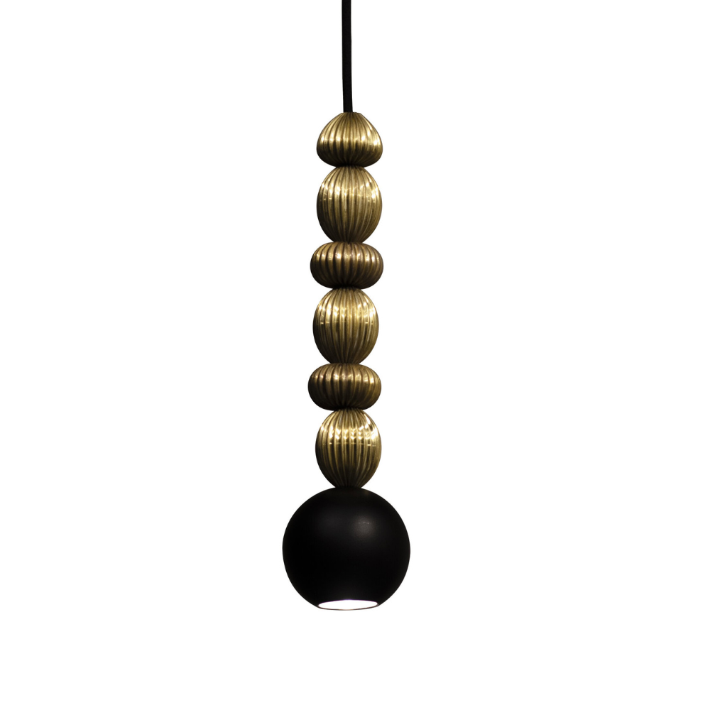 Lampa wisząca BOLA QUEEN mosiężny