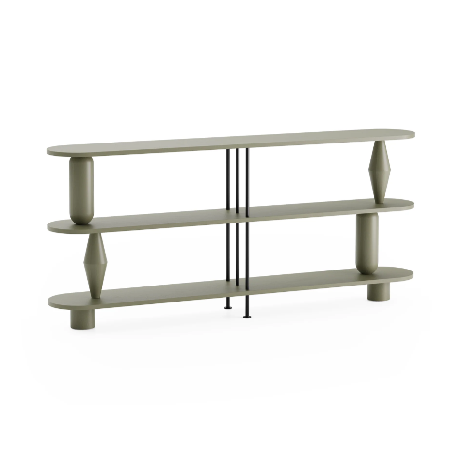 VAZOO DUO Shelf Olive Oak Wood