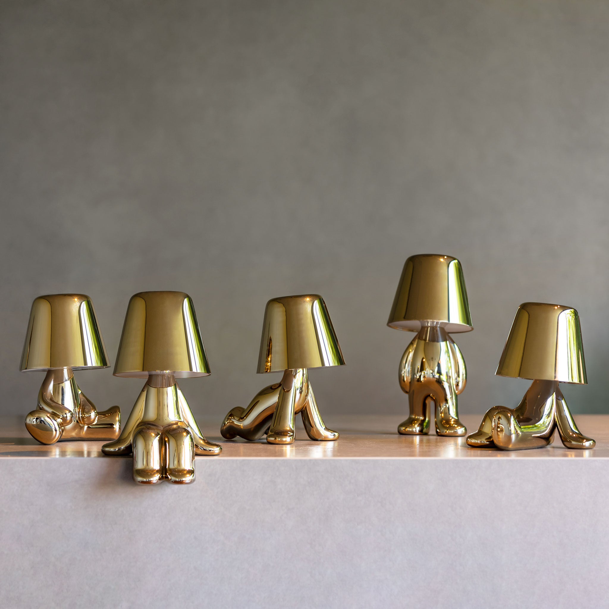 GOLDEN BROTHERS Lamp - BOB gold