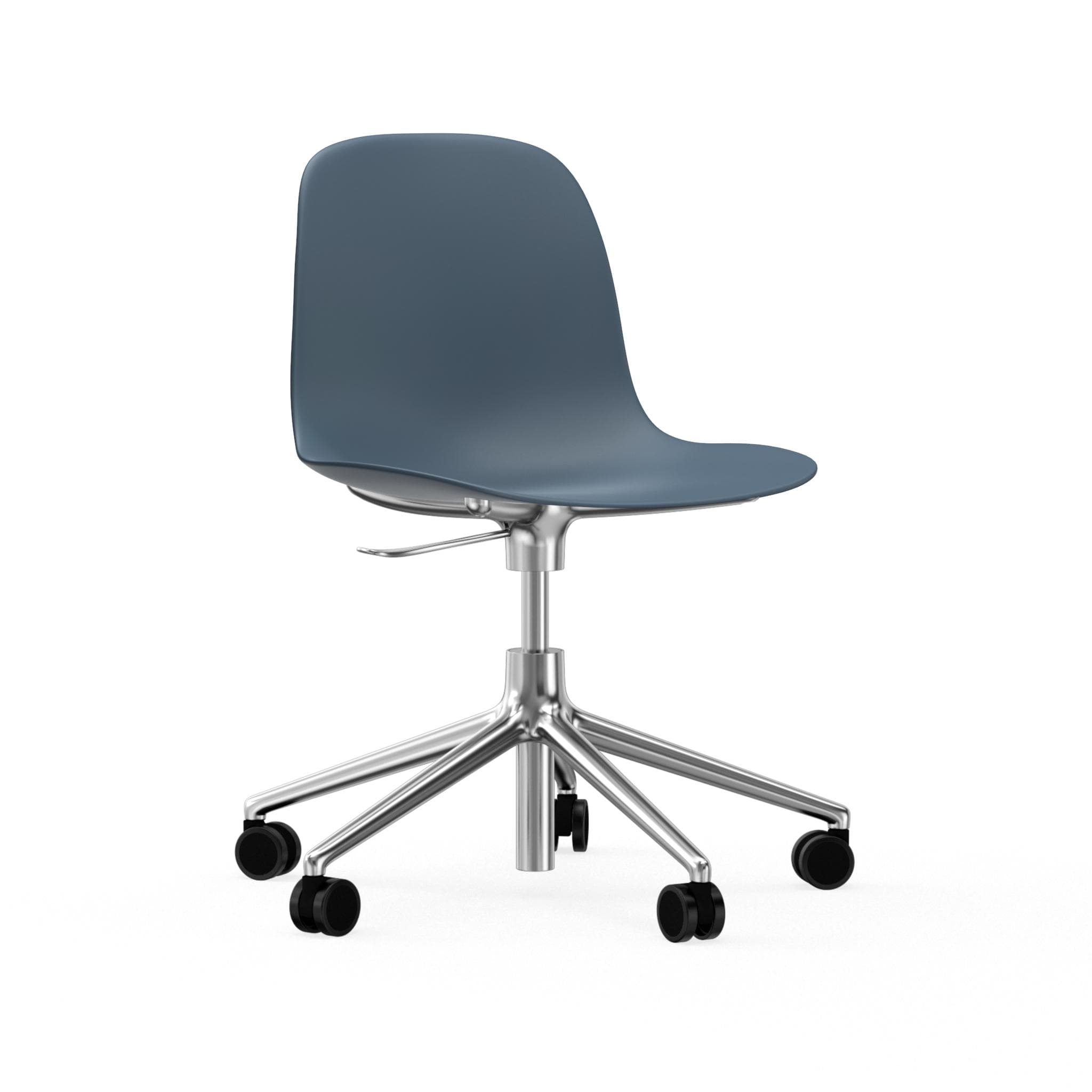 Bürostuhl mit einstellbaren 5W Blauen Meeresformen mit einer Aluminiumbasis auf Rädern