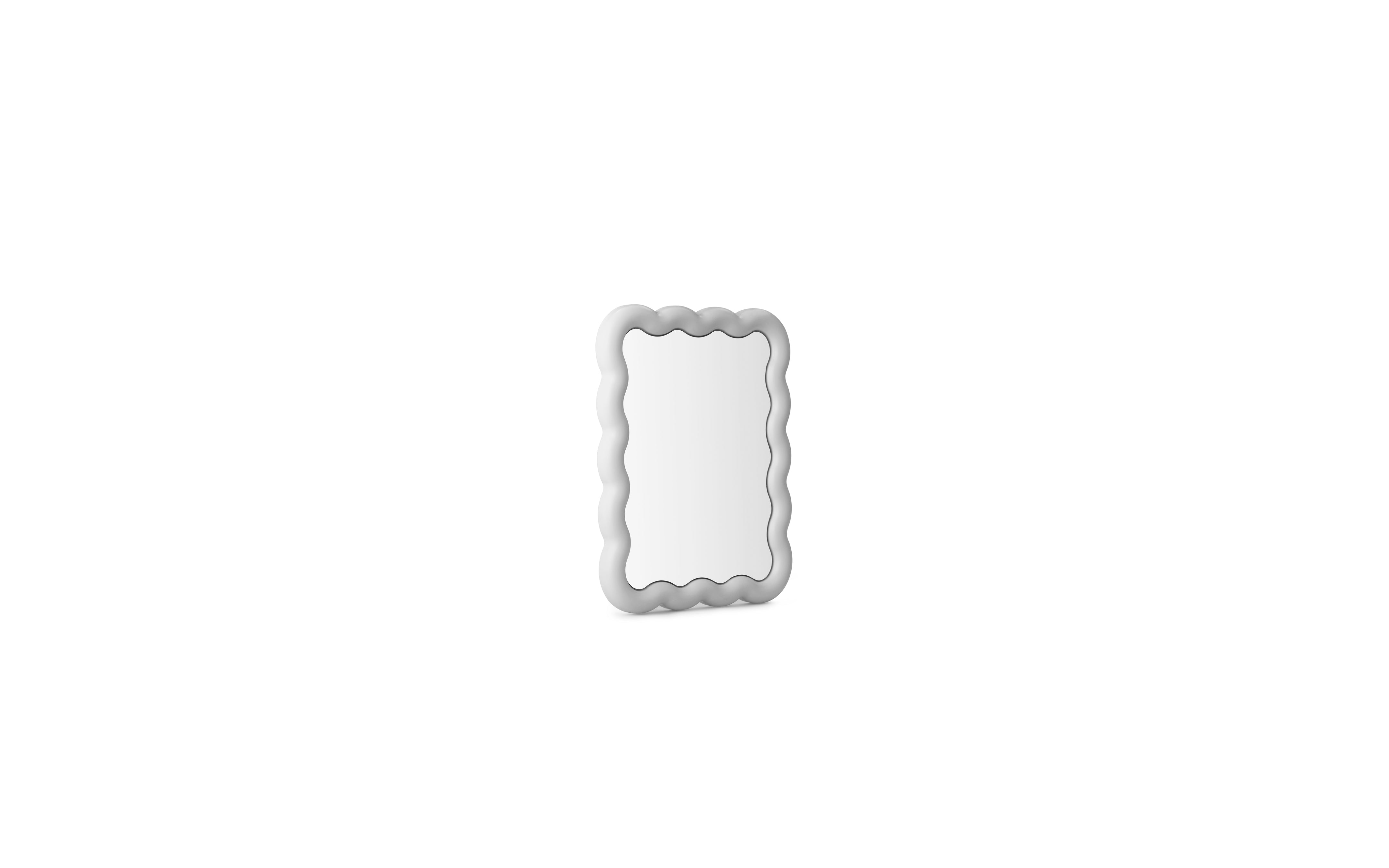 Illu illuminated mirror white frame