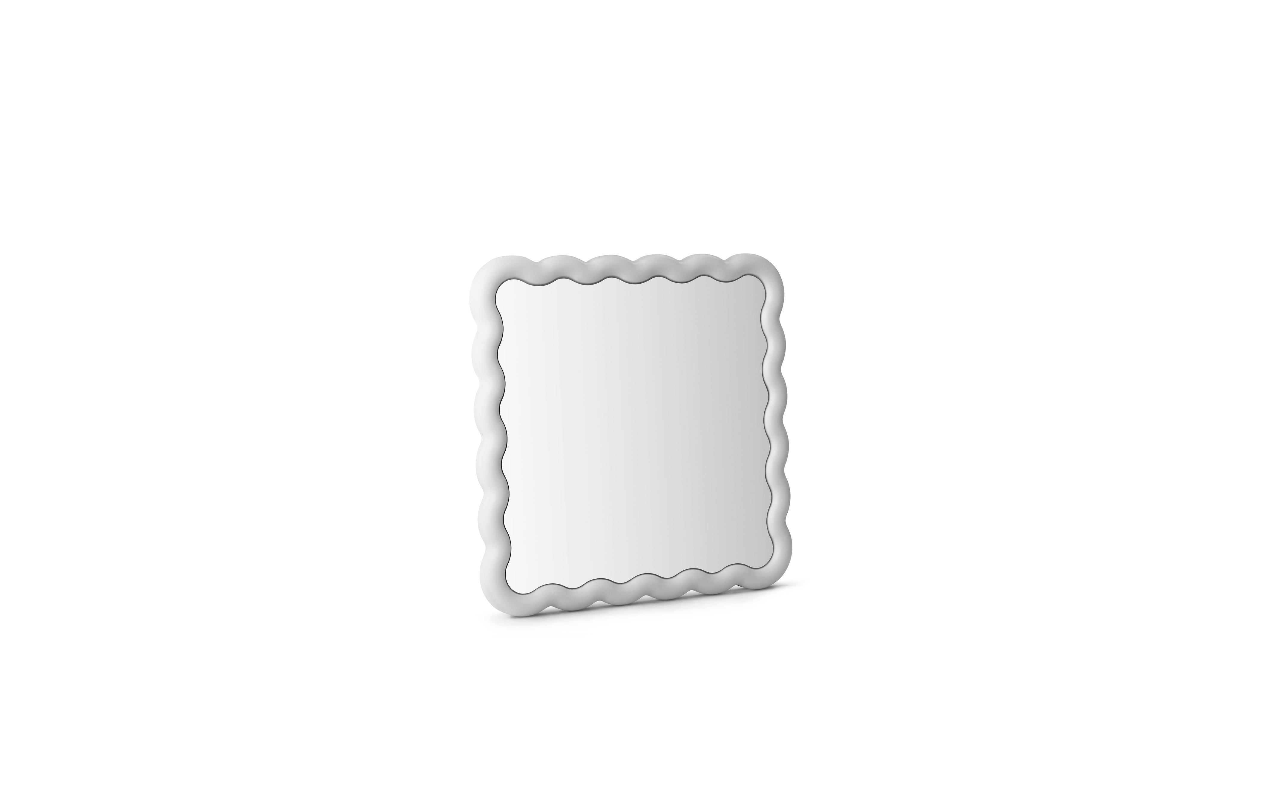 Illu illuminated mirror white frame