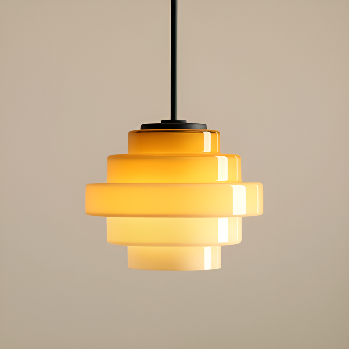 Filo beige hanging lamp