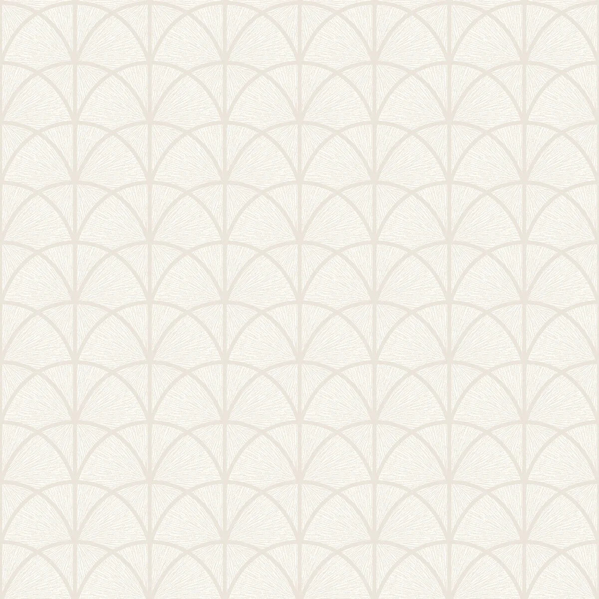 Paper wallpaper with geometric pattern DECO ARCH broken white