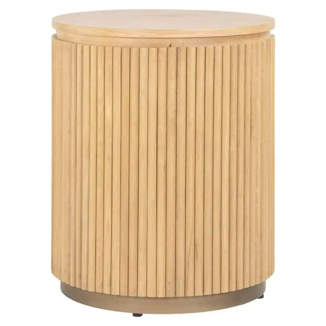 BELFORT Oak Veneer Side Table