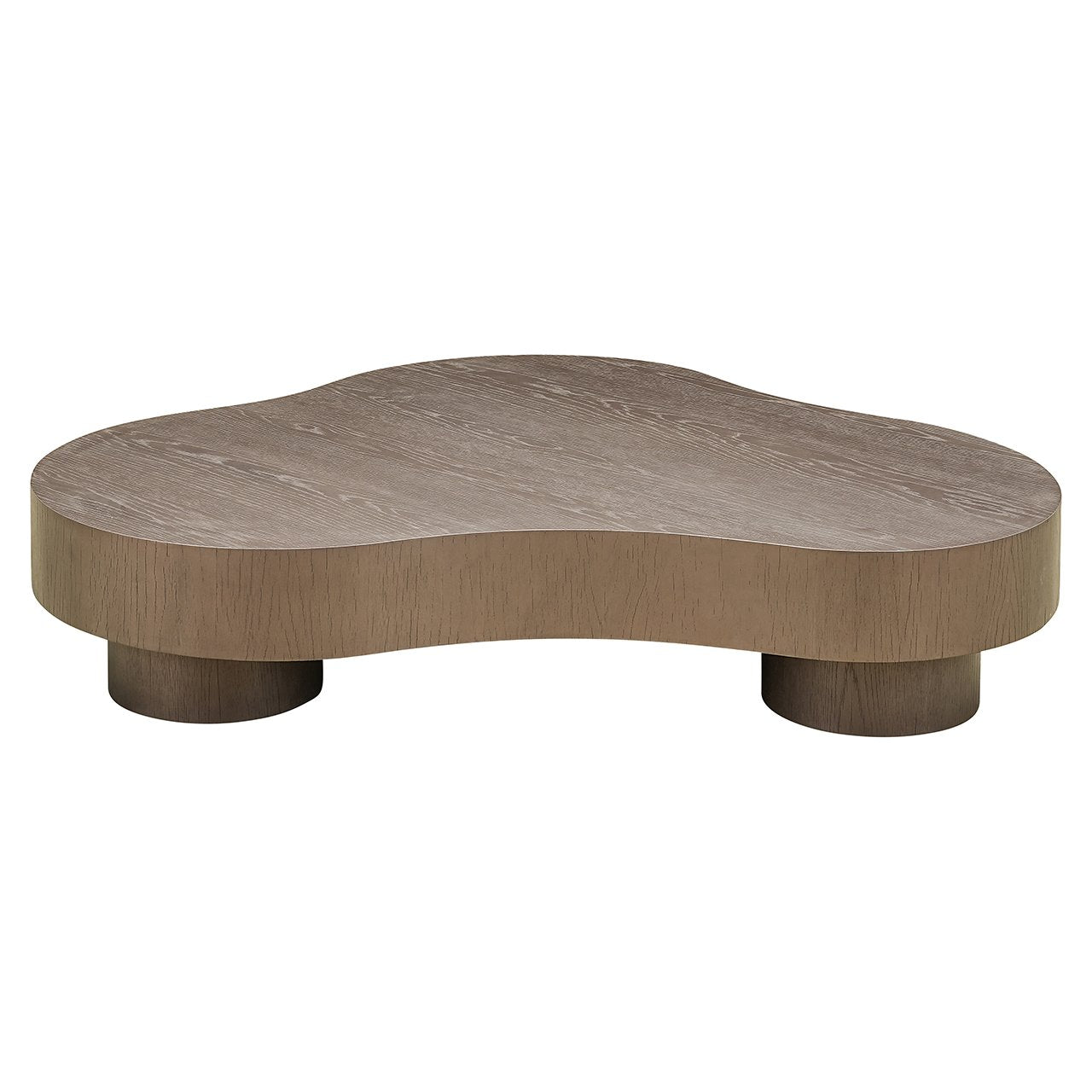 Set von Kaffeetischen BOGOR braunes Eichenfurnier