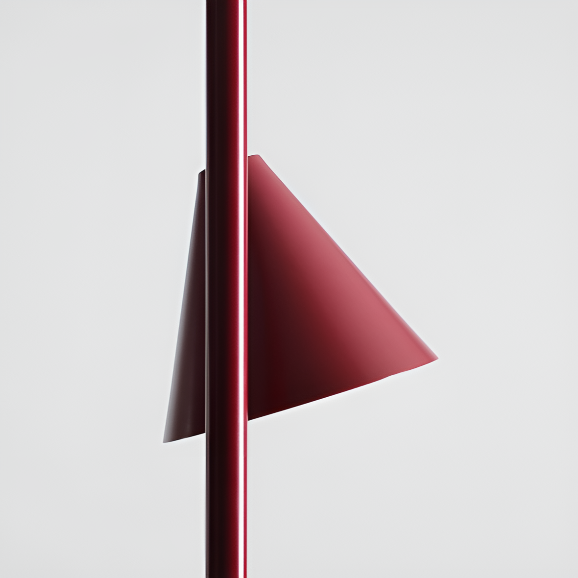 Stehleuchte FORM DUO rot