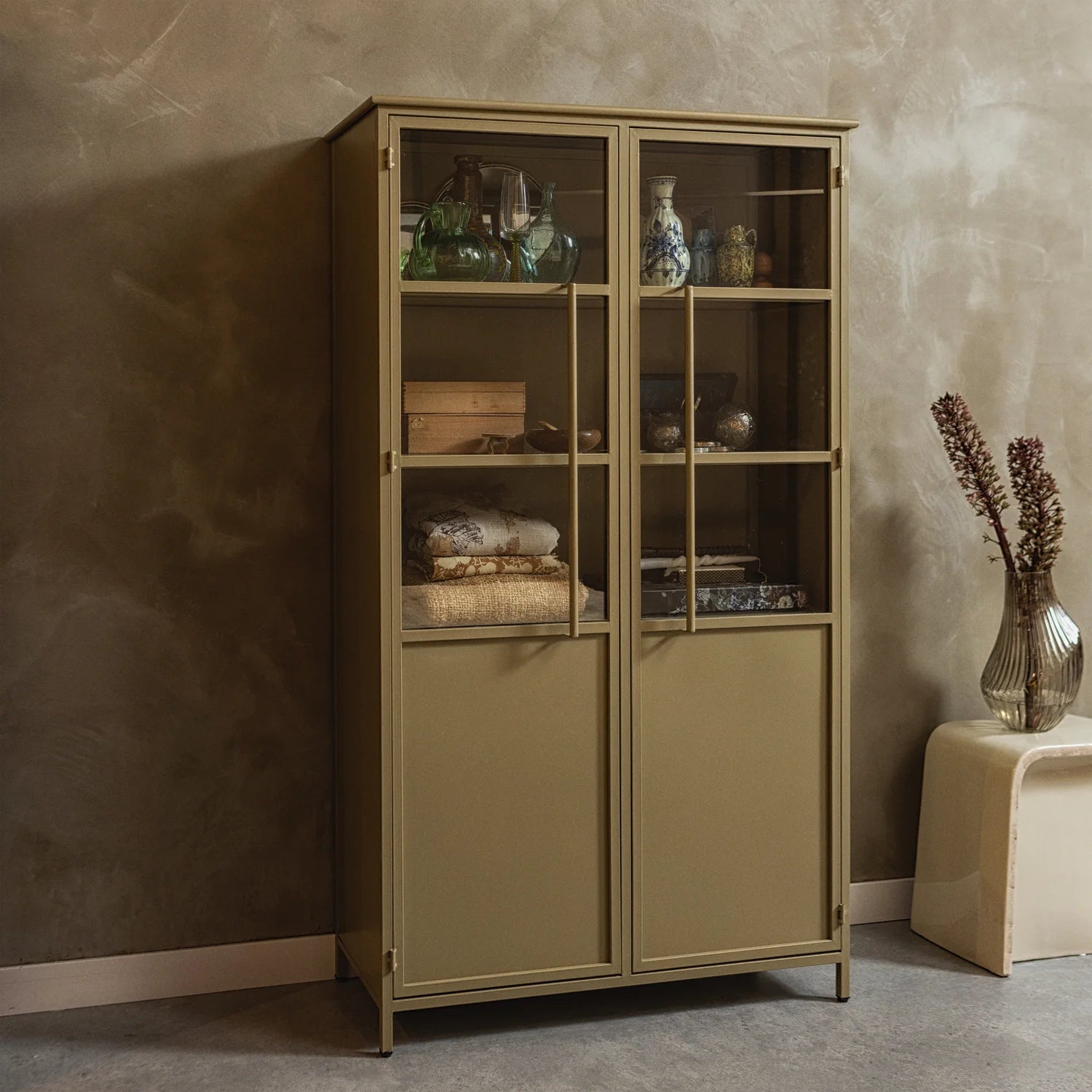 Exhibit Khaki shelf