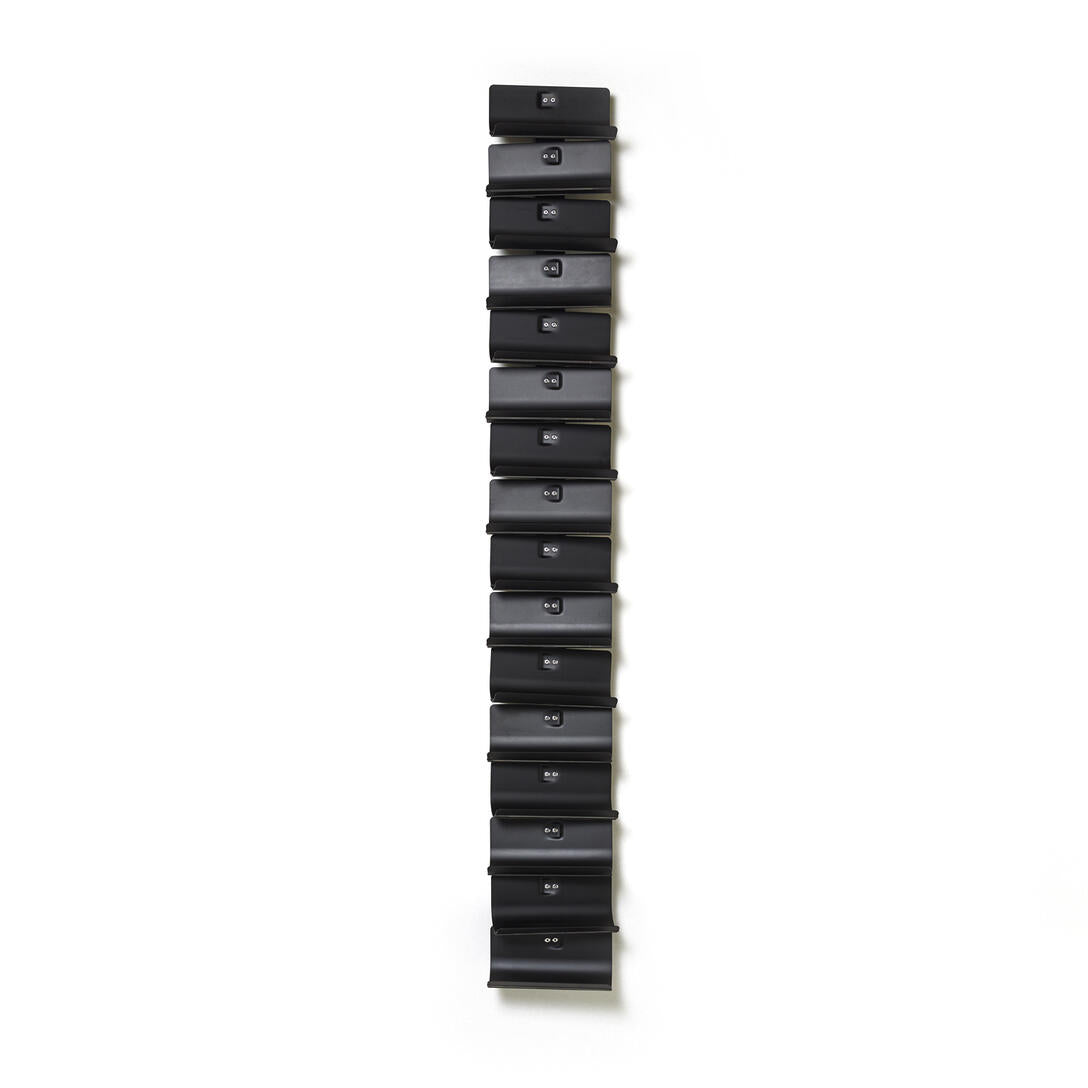 Hanging wine rack PTOLOMEO VINO black