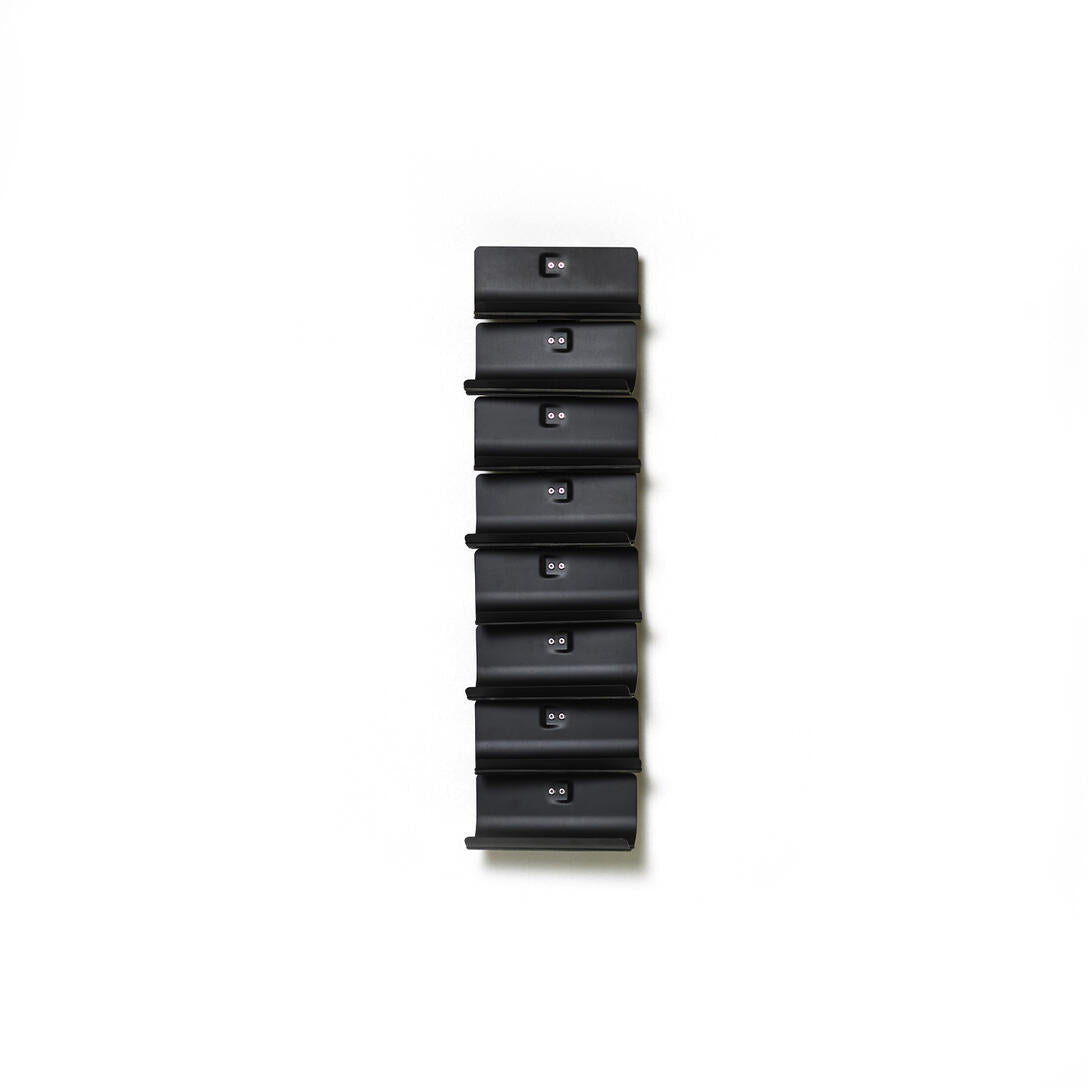 Hanging wine rack PTOLOMEO VINO black