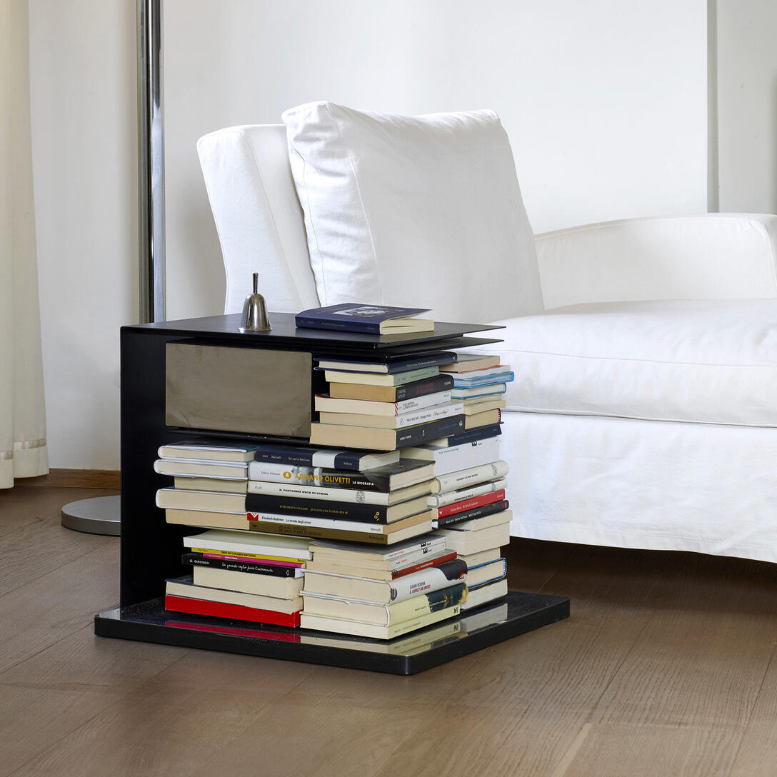 PTOLOMEO X4 black side table