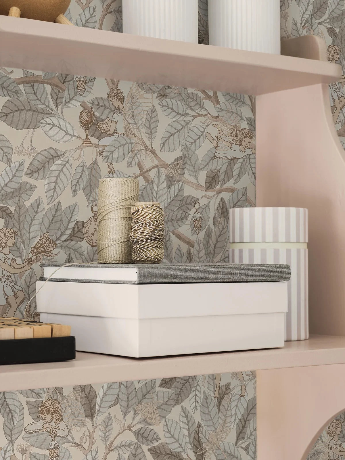 Children's wallpaper with a fairy tale fairy motif FAIRIES beige