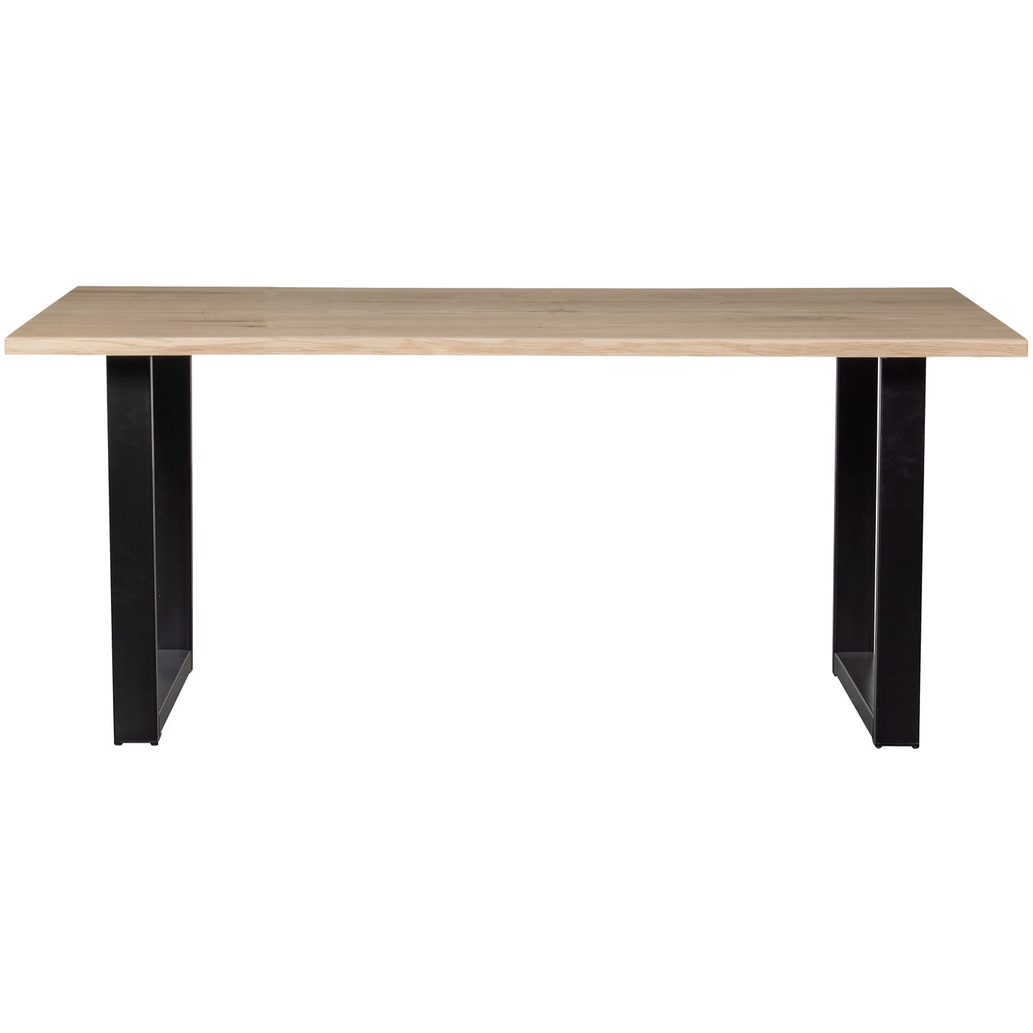 Tablo -Baumtisch mit einer schwarzen Basis in Form