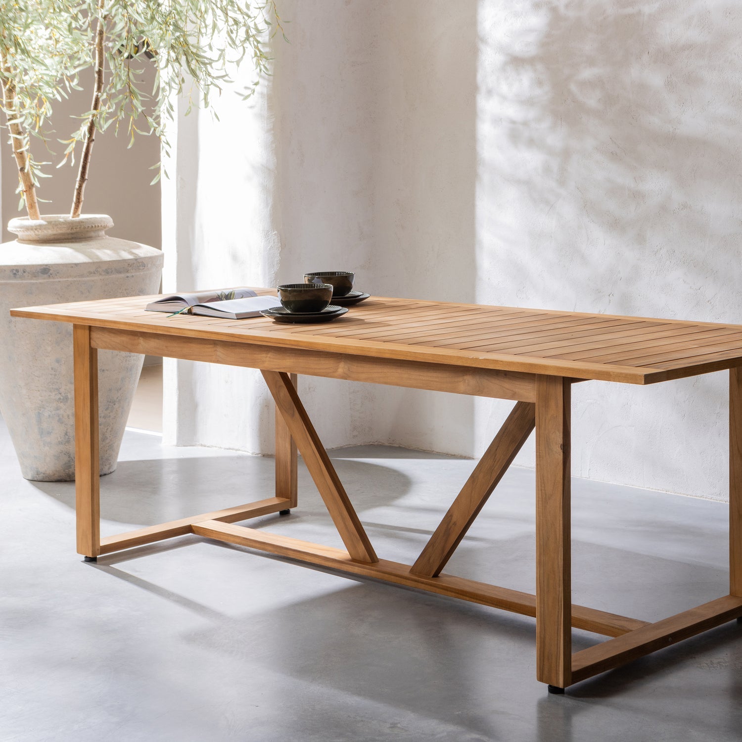 Gartentisch Biber Teakholz Holz