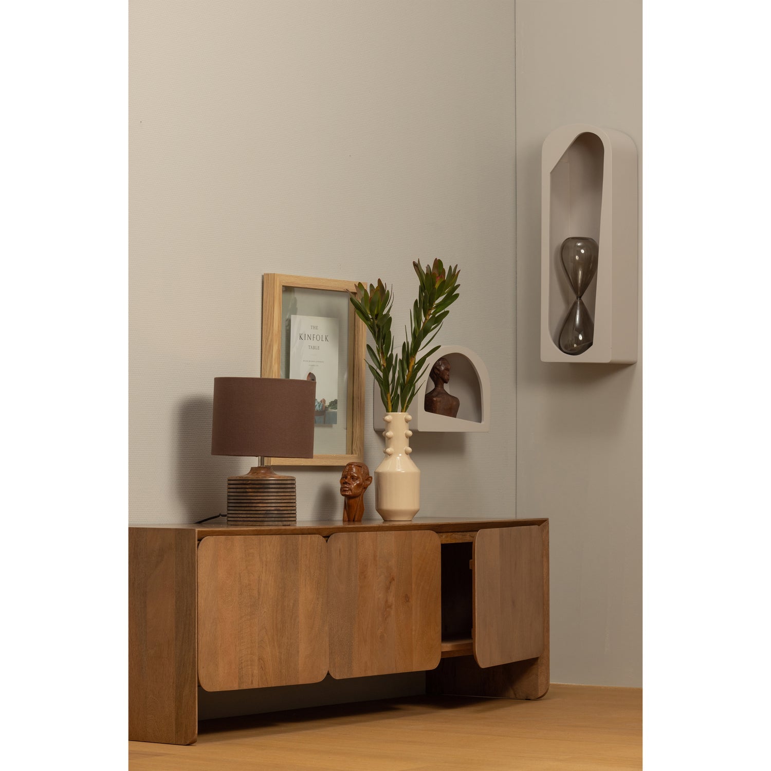 Table lamp Menzo Mango wood