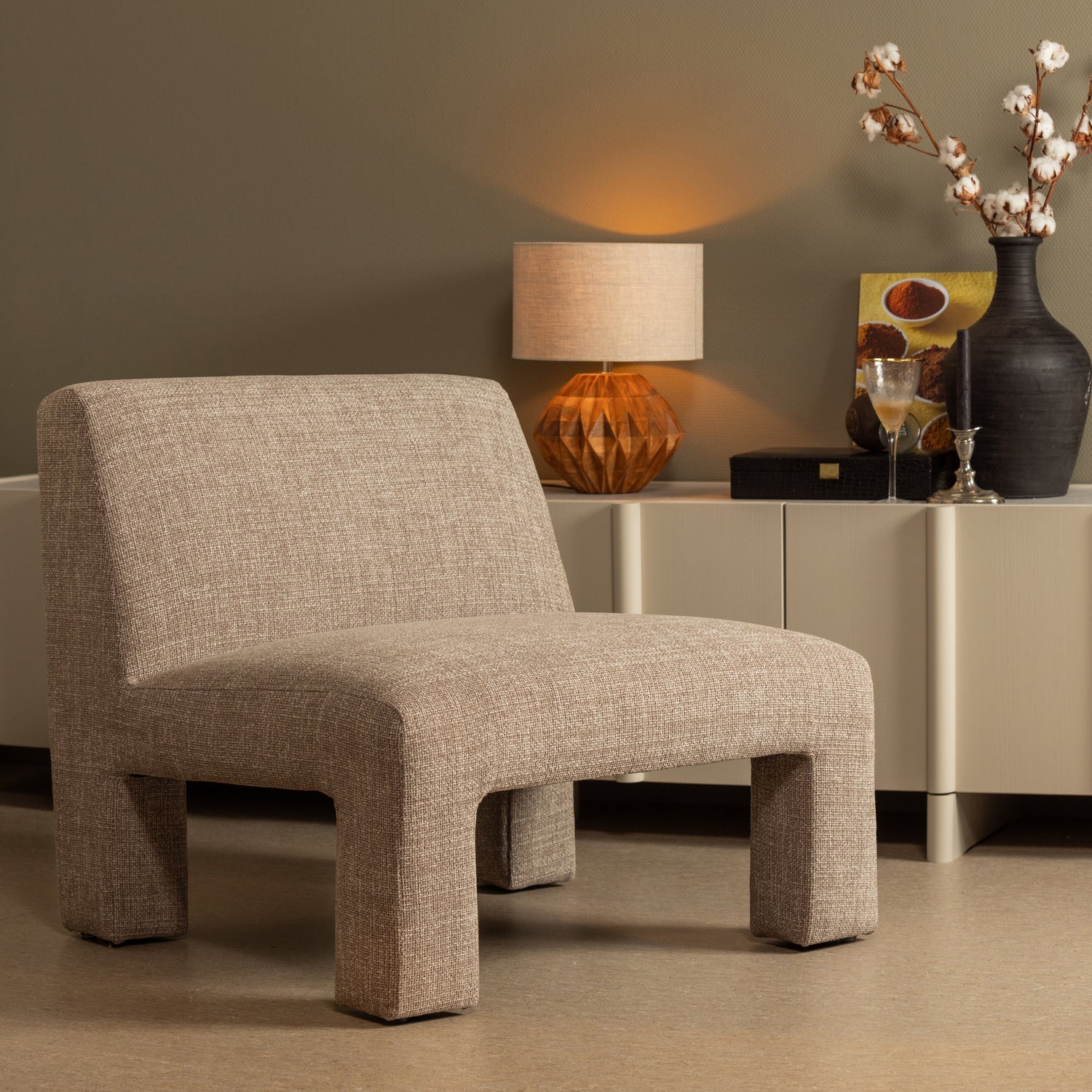 Lavid Beige Sessel