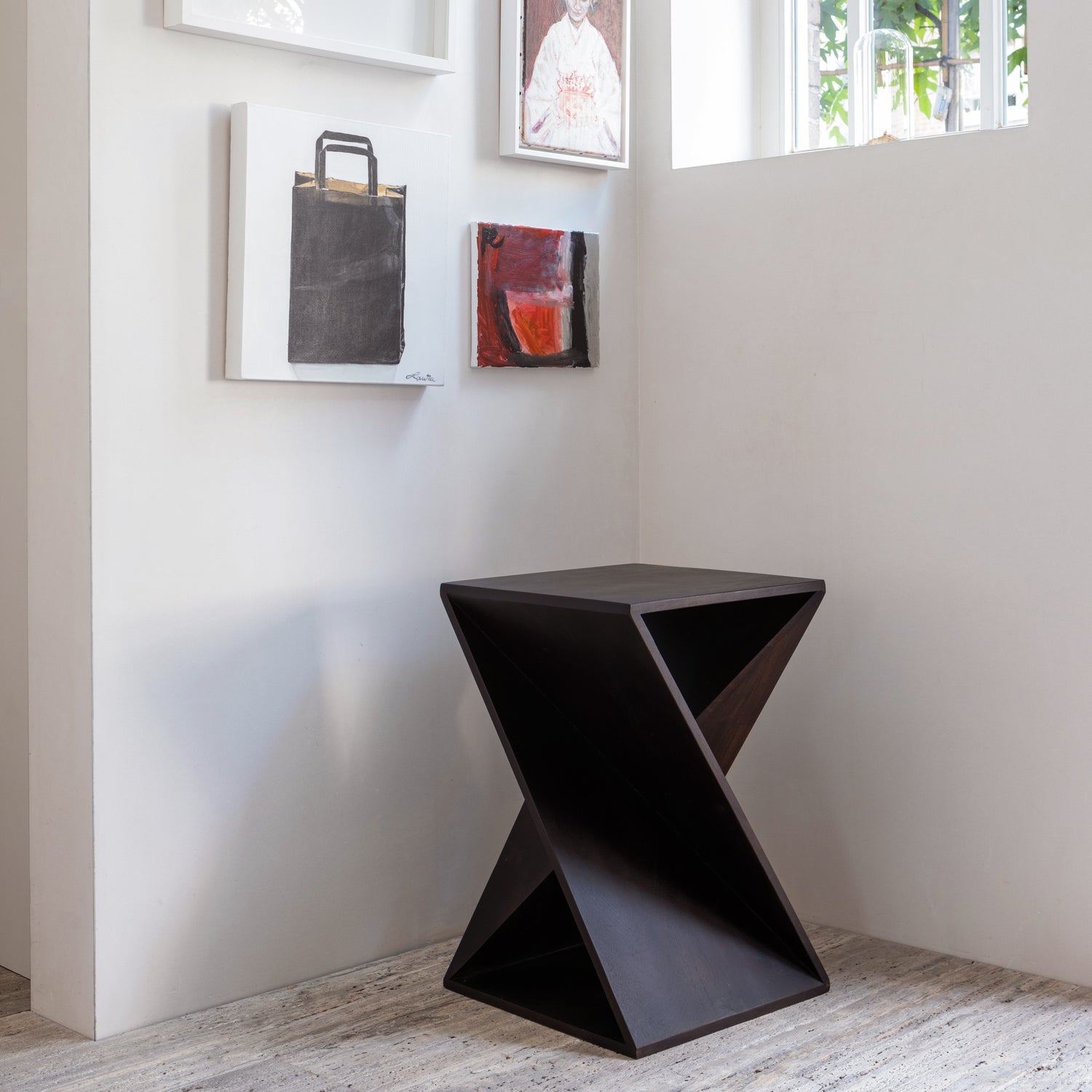 Table IKEM Dark acacia wood