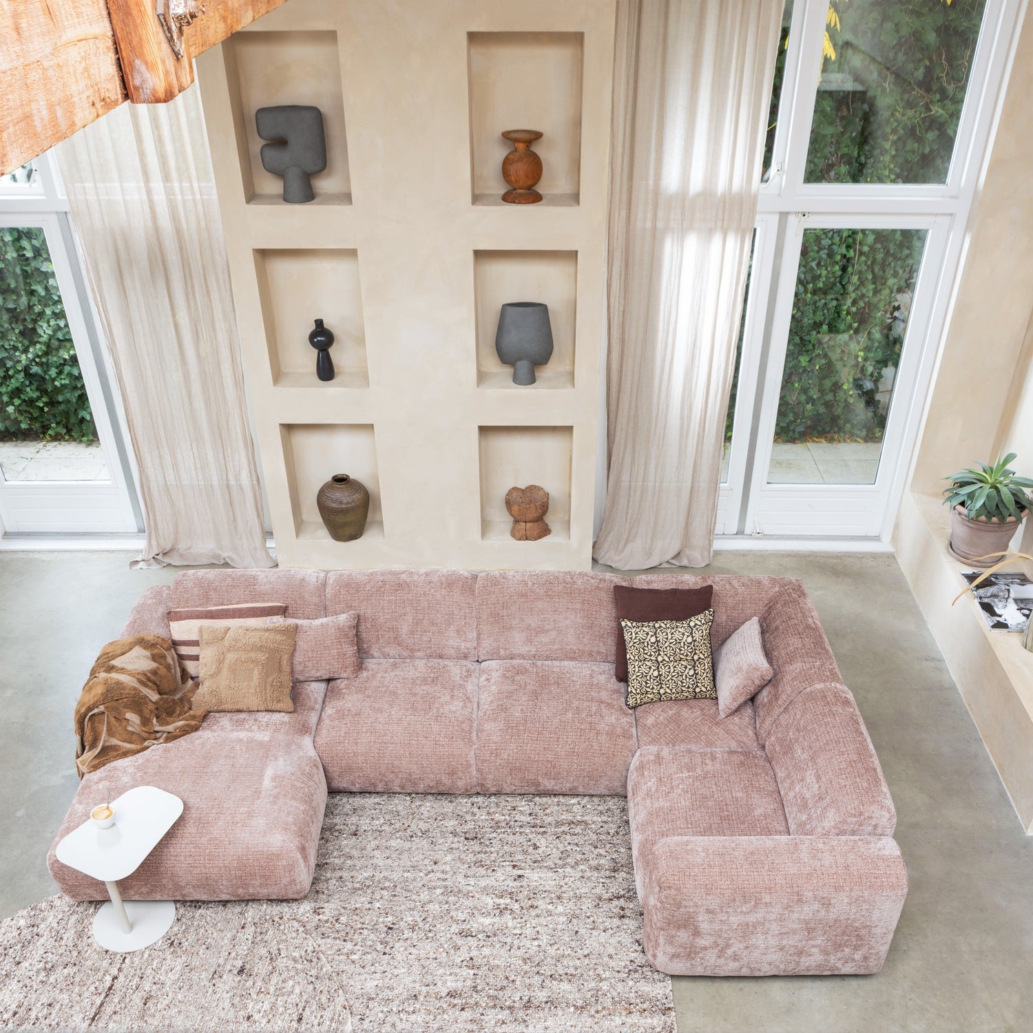 EFIA brown mélange rug