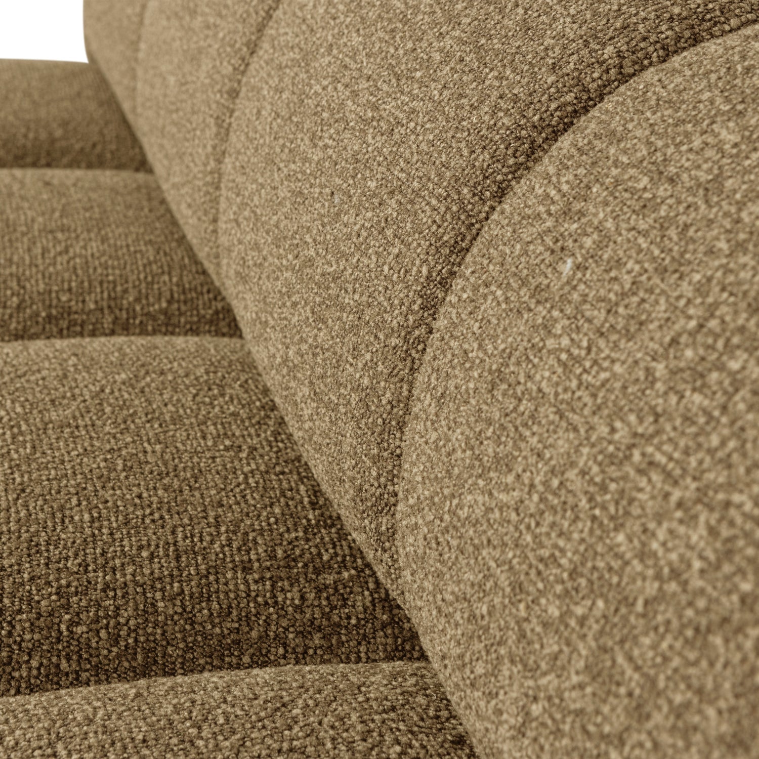 MOJO modular sofa - 3-seater element dark honey bouclé
