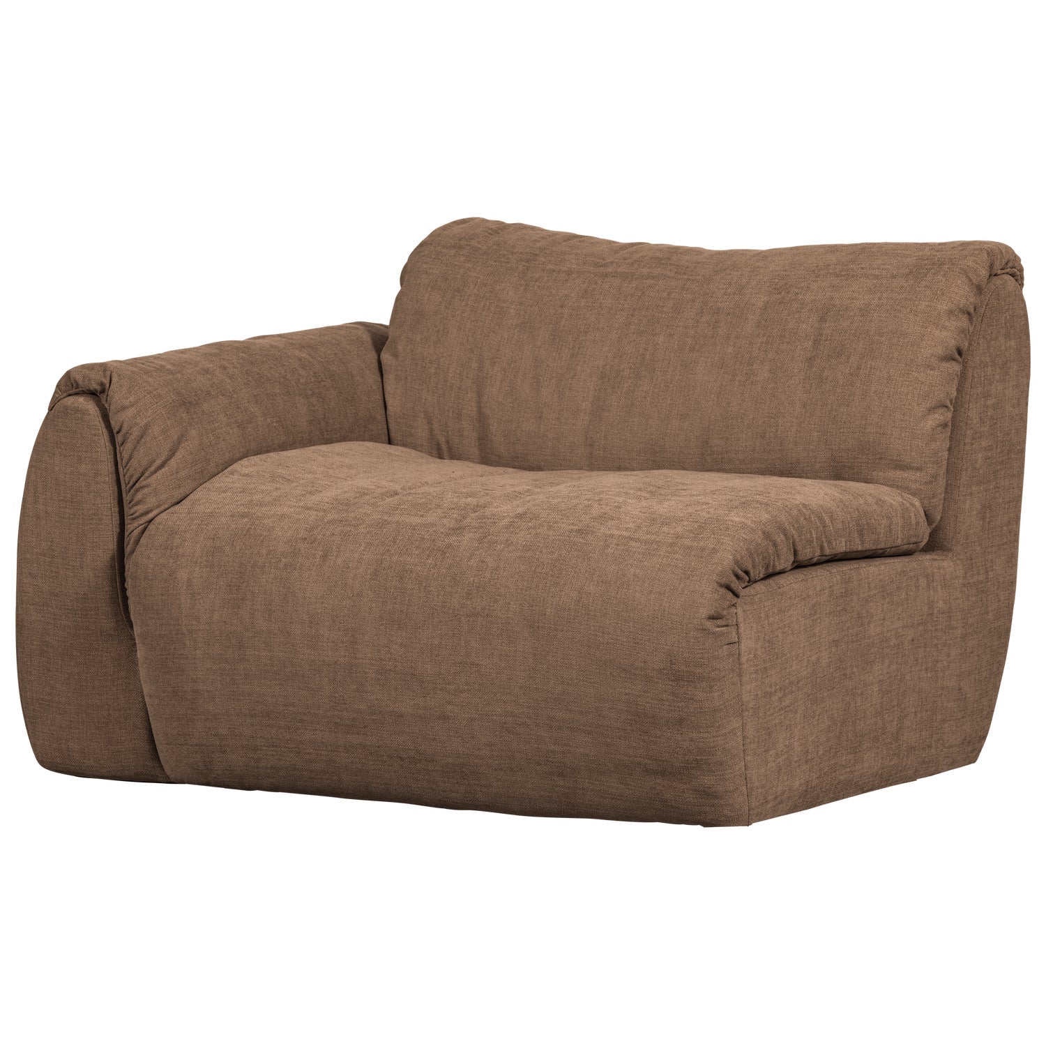Modular Sofa BAGGY - left element brown