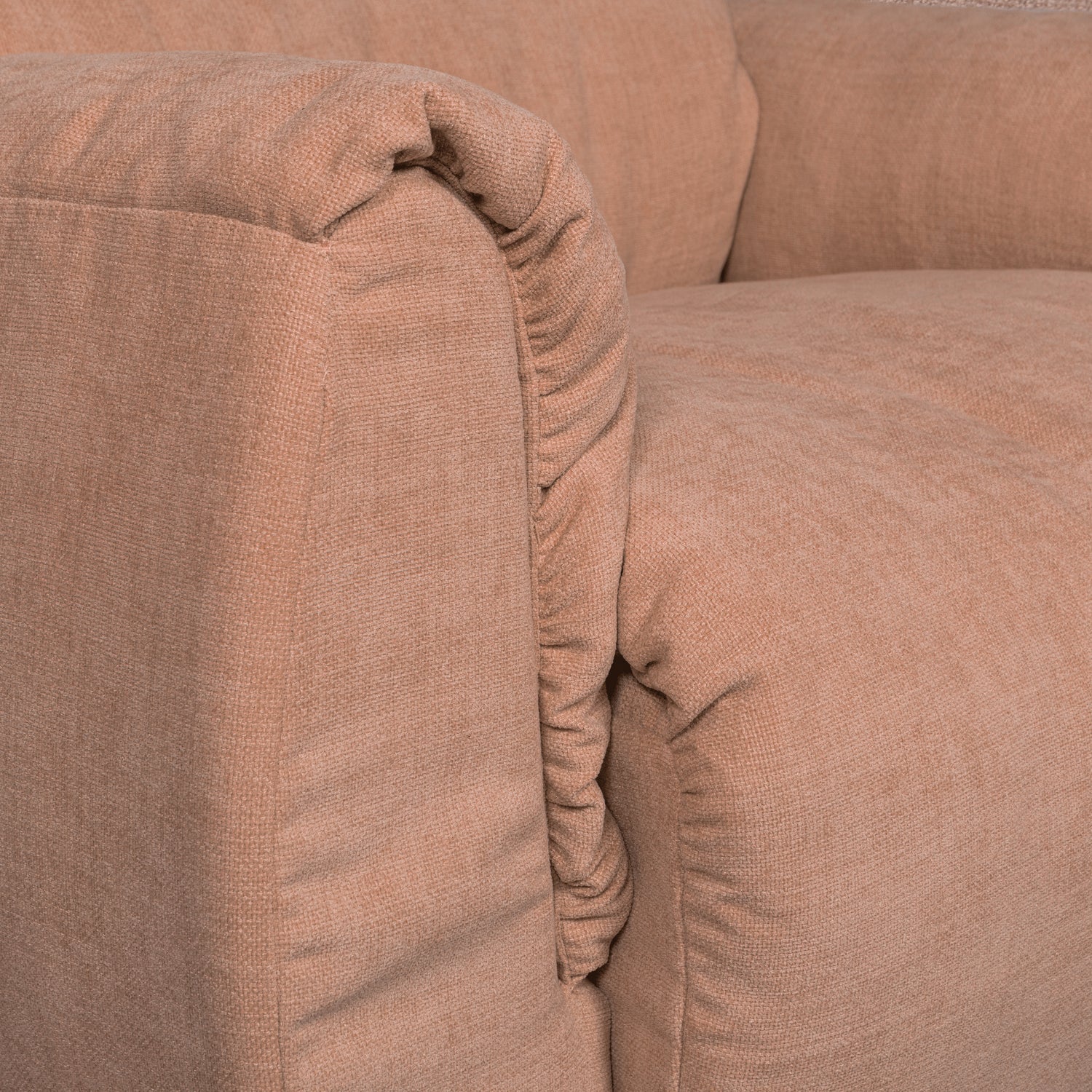 BAGGY pink swivel armchair