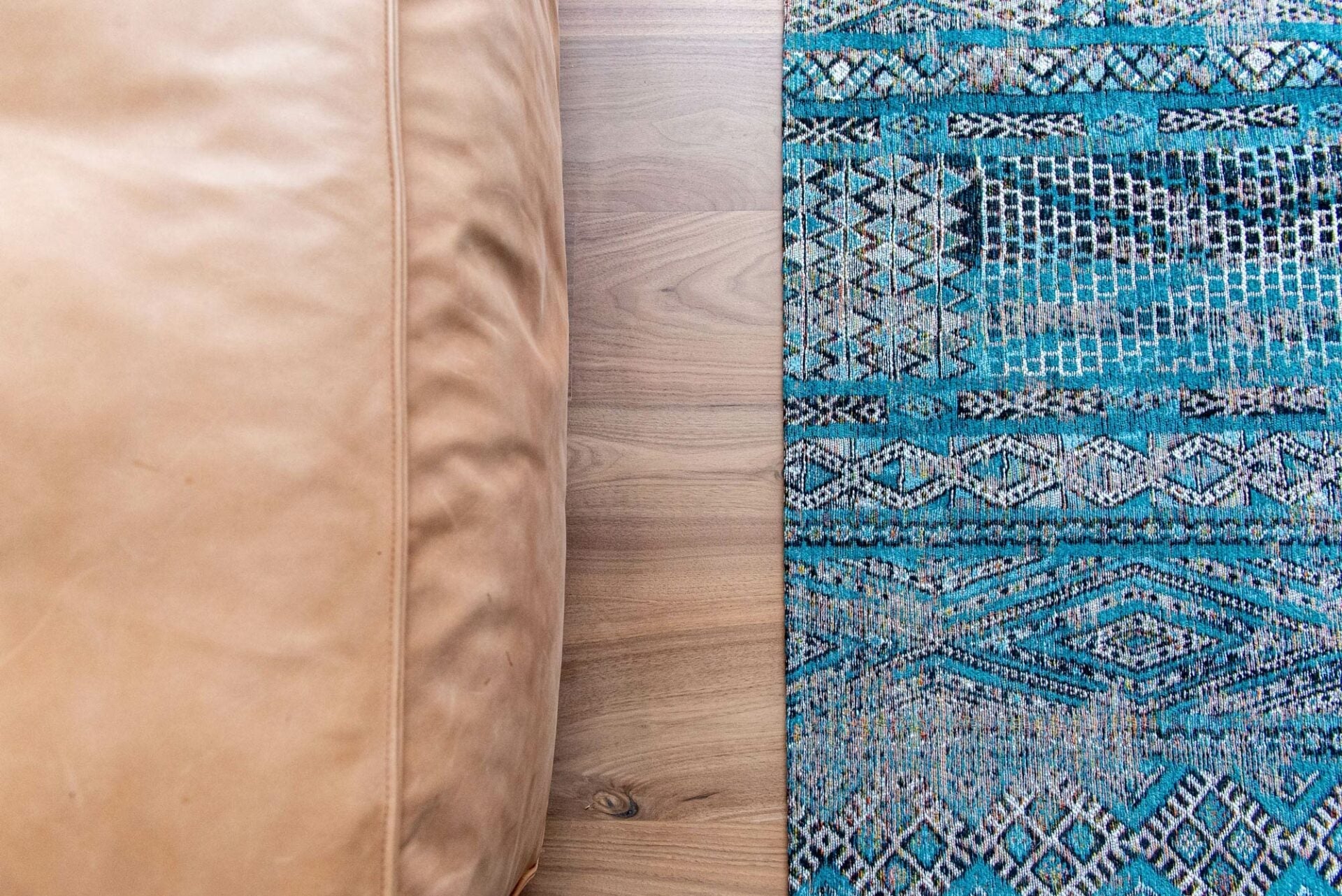 Kilimi Zemmuri Blue Blue Teppich Blau