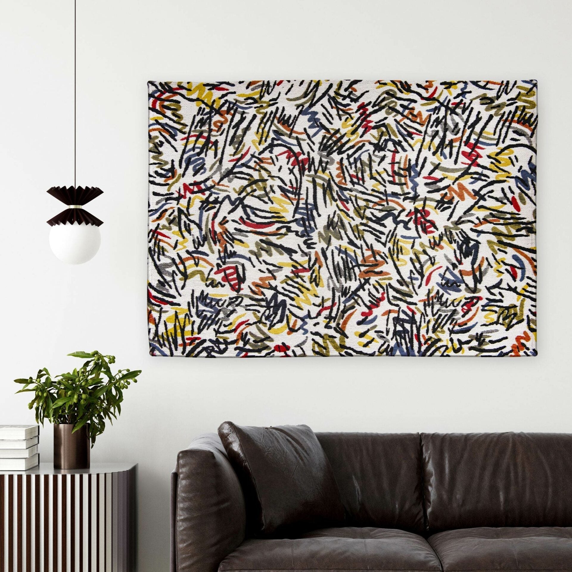 Graphitto Street Graph Teppich abstraktes Muster
