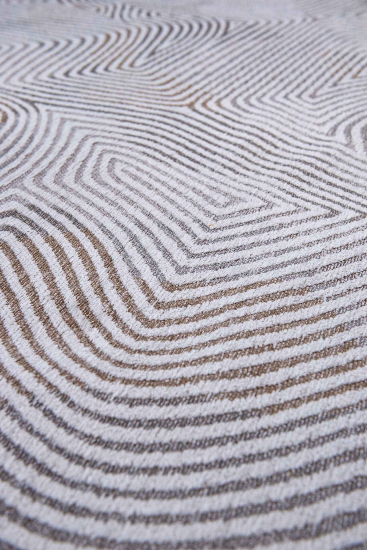 Korallenrug Auster weiß und Bega