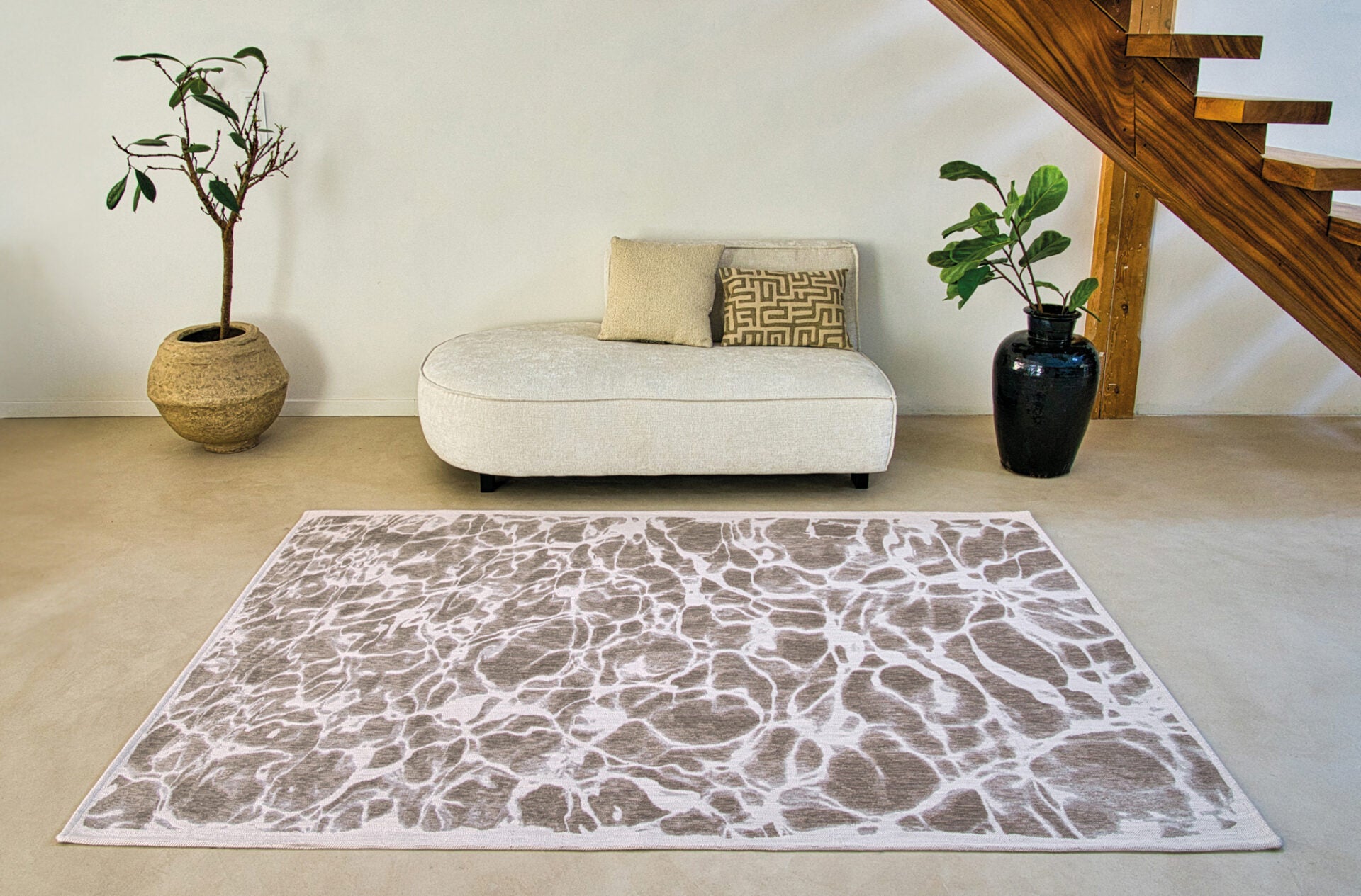 Swim rug beige grit
