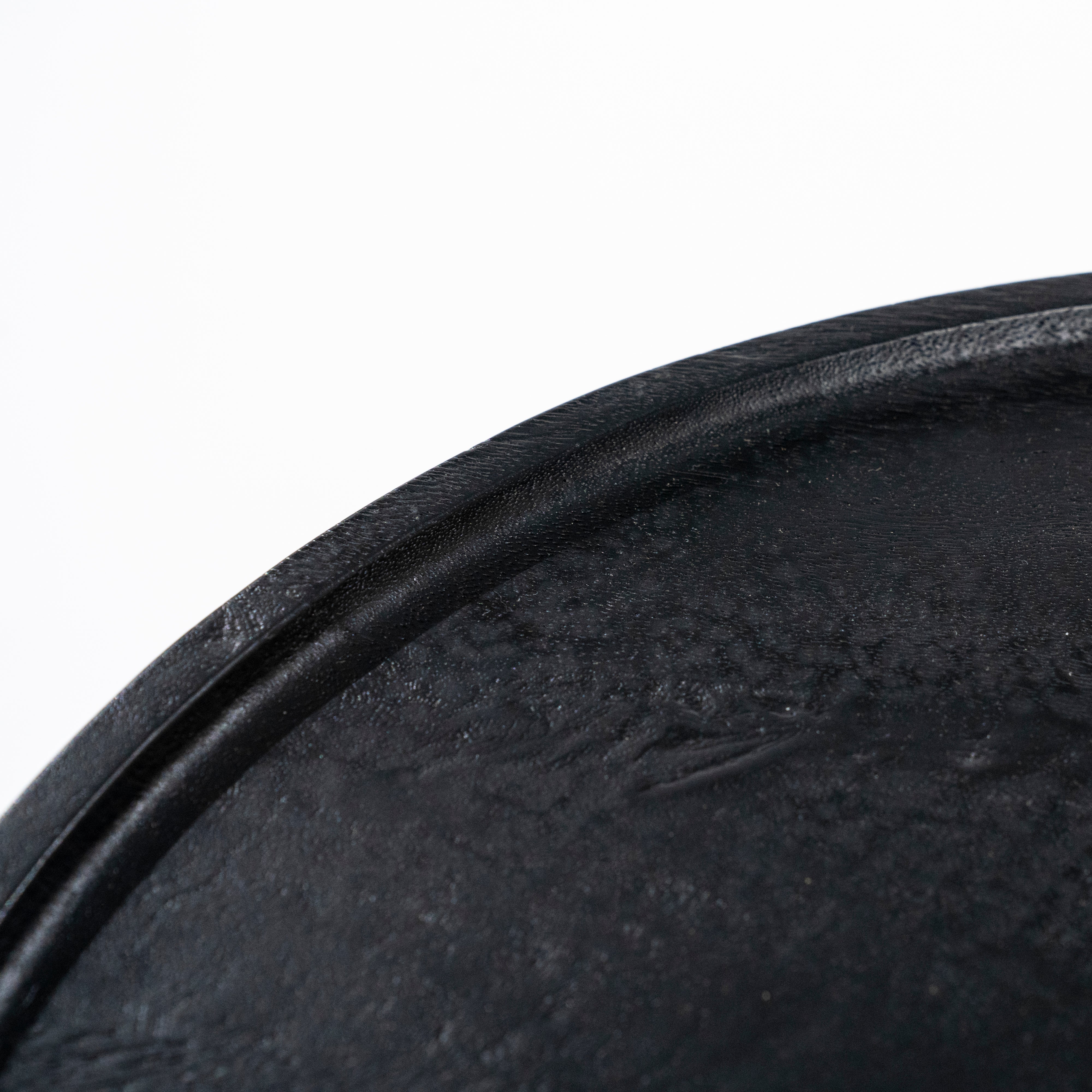 RON Side Table Black Mango Wood