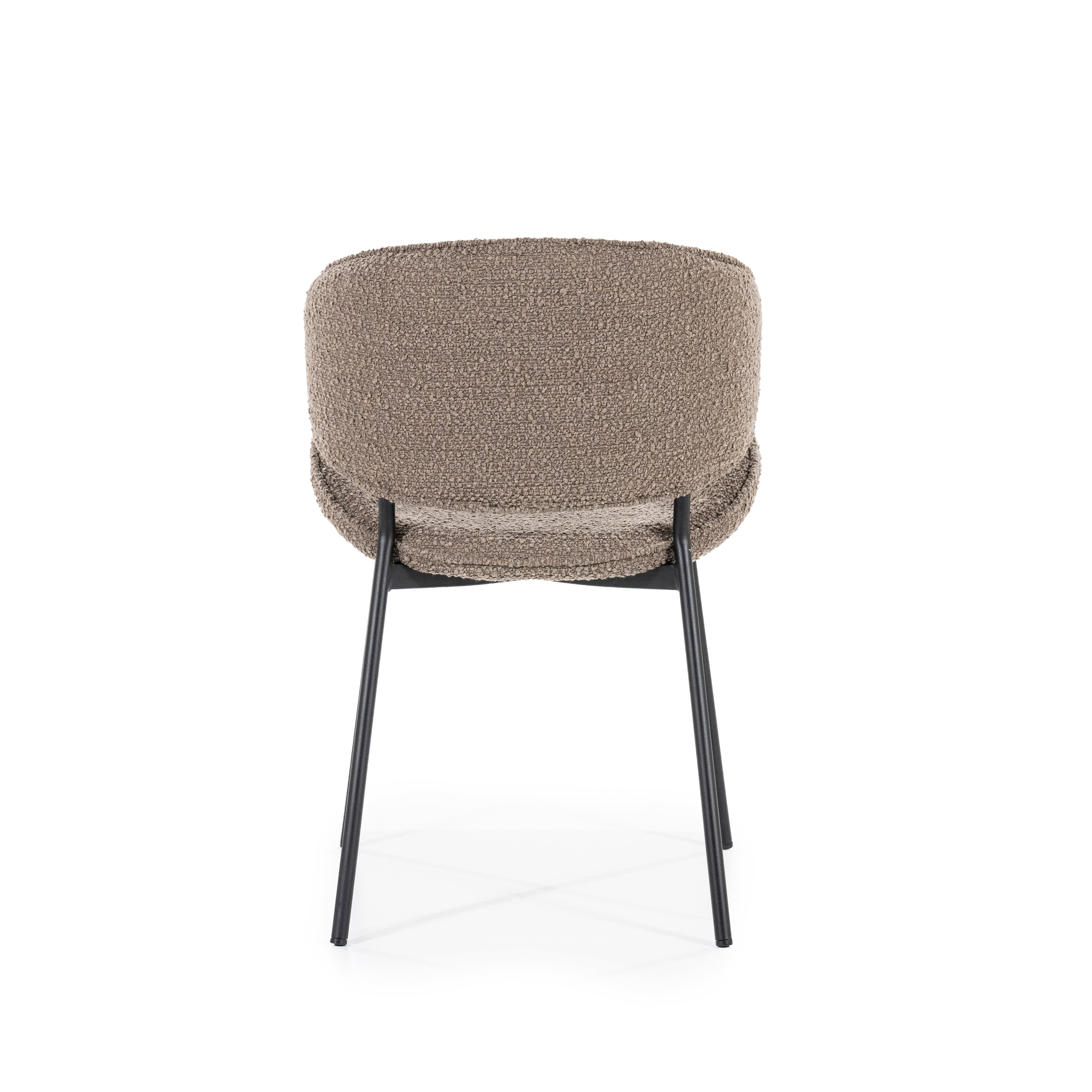 TESS Chair brown with black base