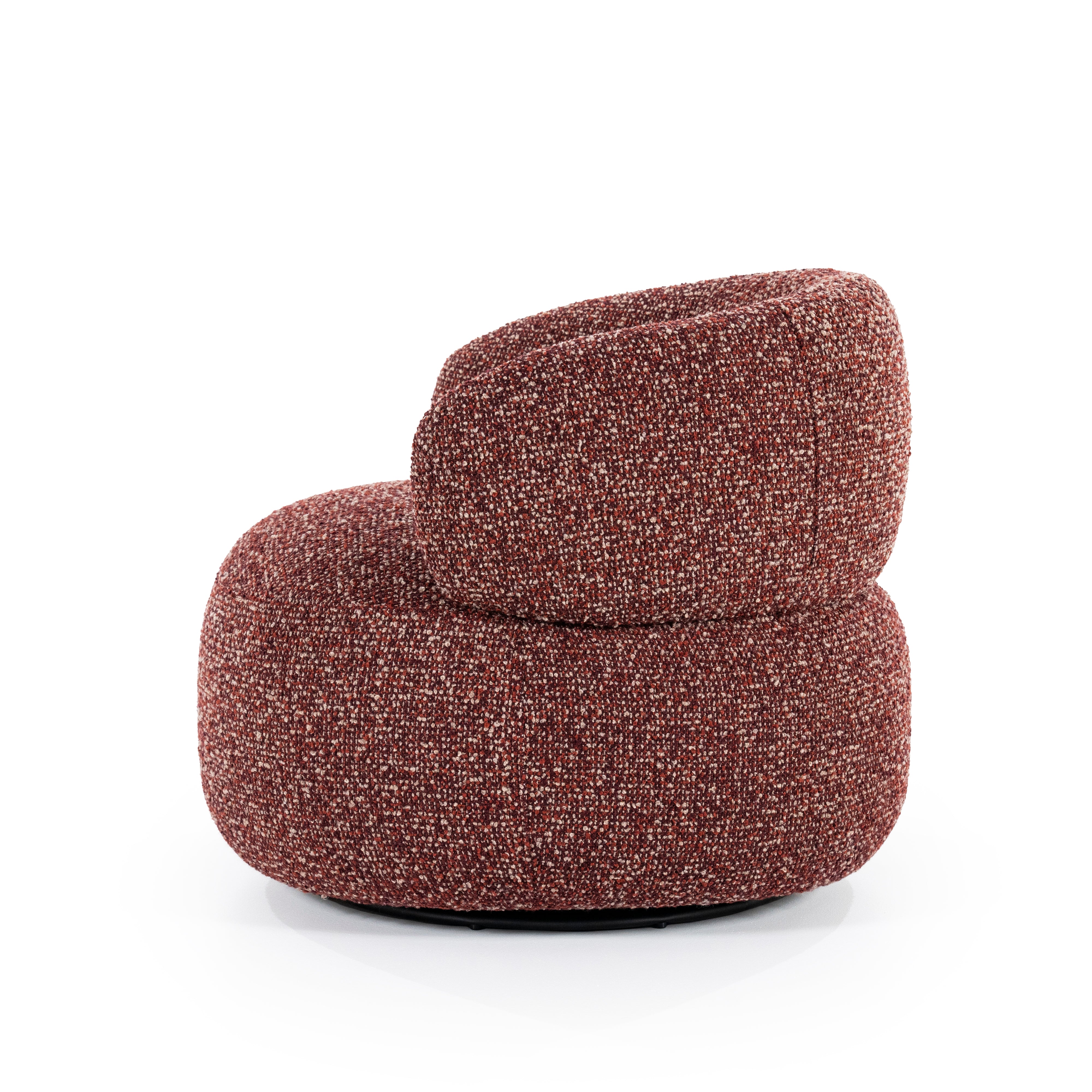 Sessel MAEVE rotbraun meliert